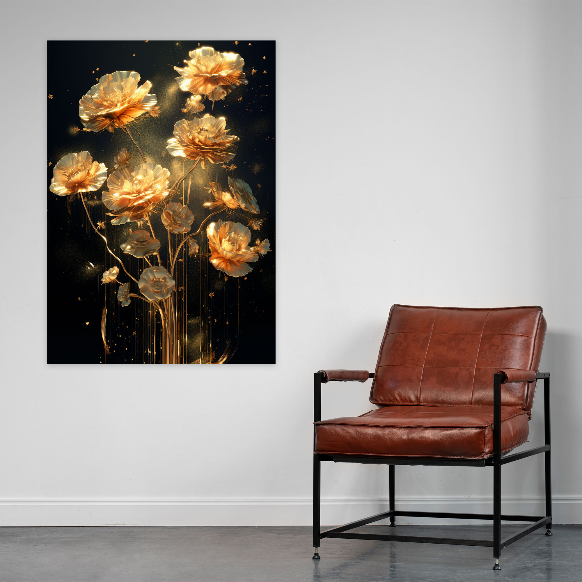 Bleeding Flowers Canvas Print - Bleeding Flowers, Wall Decoration, Wall Art, Canvas Wall Art
