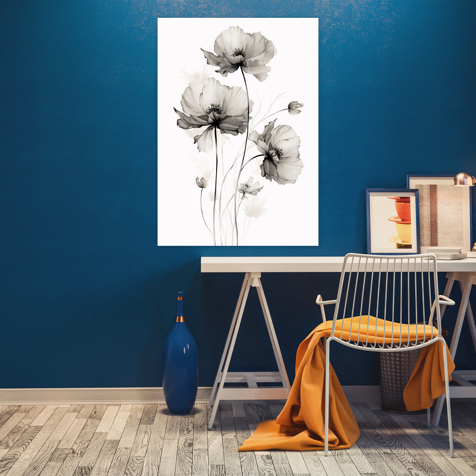 Bleeding Flowers Canvas Print - Bleeding Flowers, Home Decoration, Bleeding Flowers, Wall Art