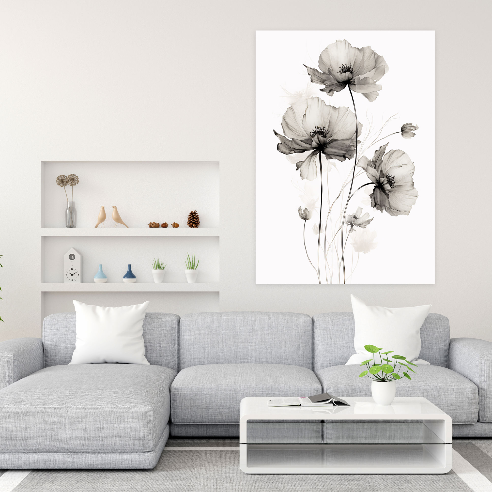 Bleeding Flowers Canvas Print - Bleeding Flowers, Home Decoration, Bleeding Flowers, Wall Art