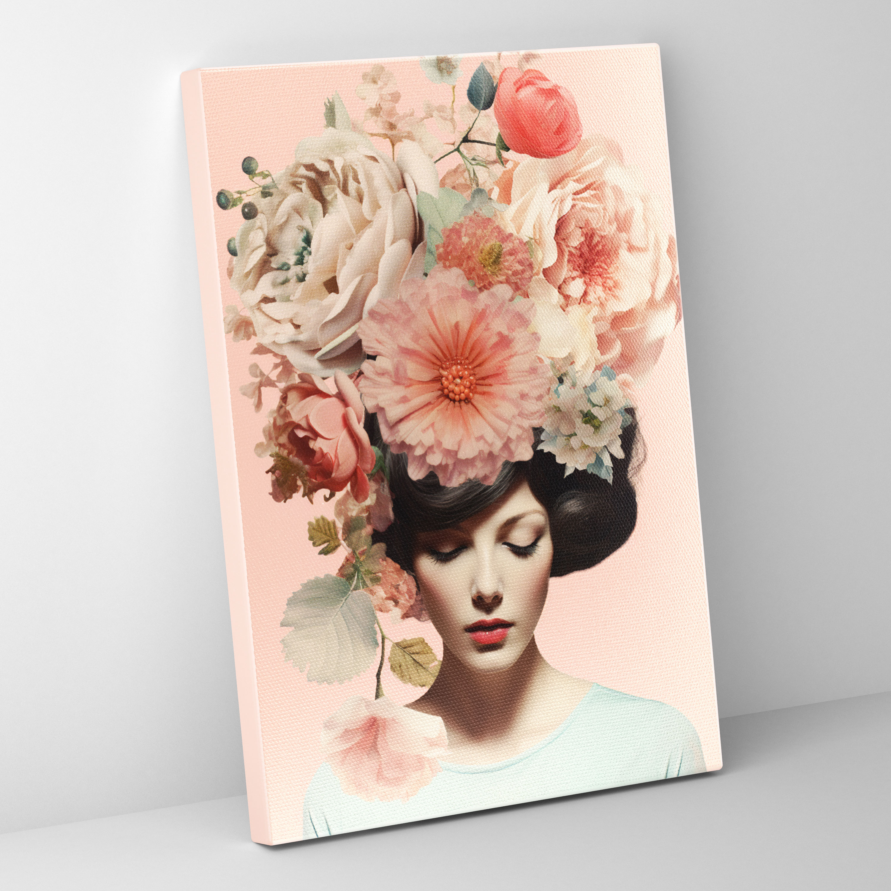 Bleeding Flowers Canvas Print - Bleeding Flowers, Home Decoration, Canvas Wall Art, Bleeding Flowers