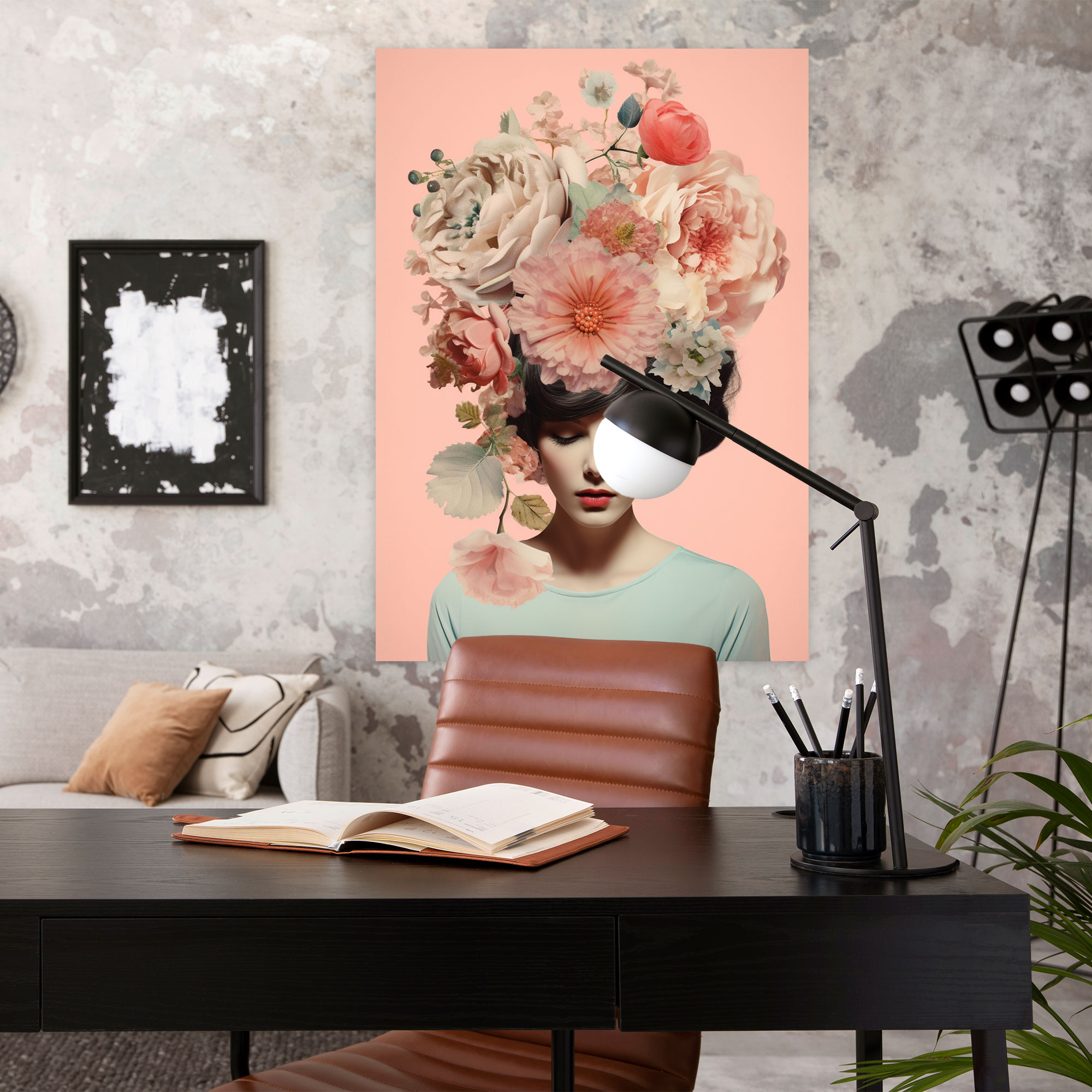 Bleeding Flowers Canvas Print - Bleeding Flowers, Home Decoration, Canvas Wall Art, Bleeding Flowers