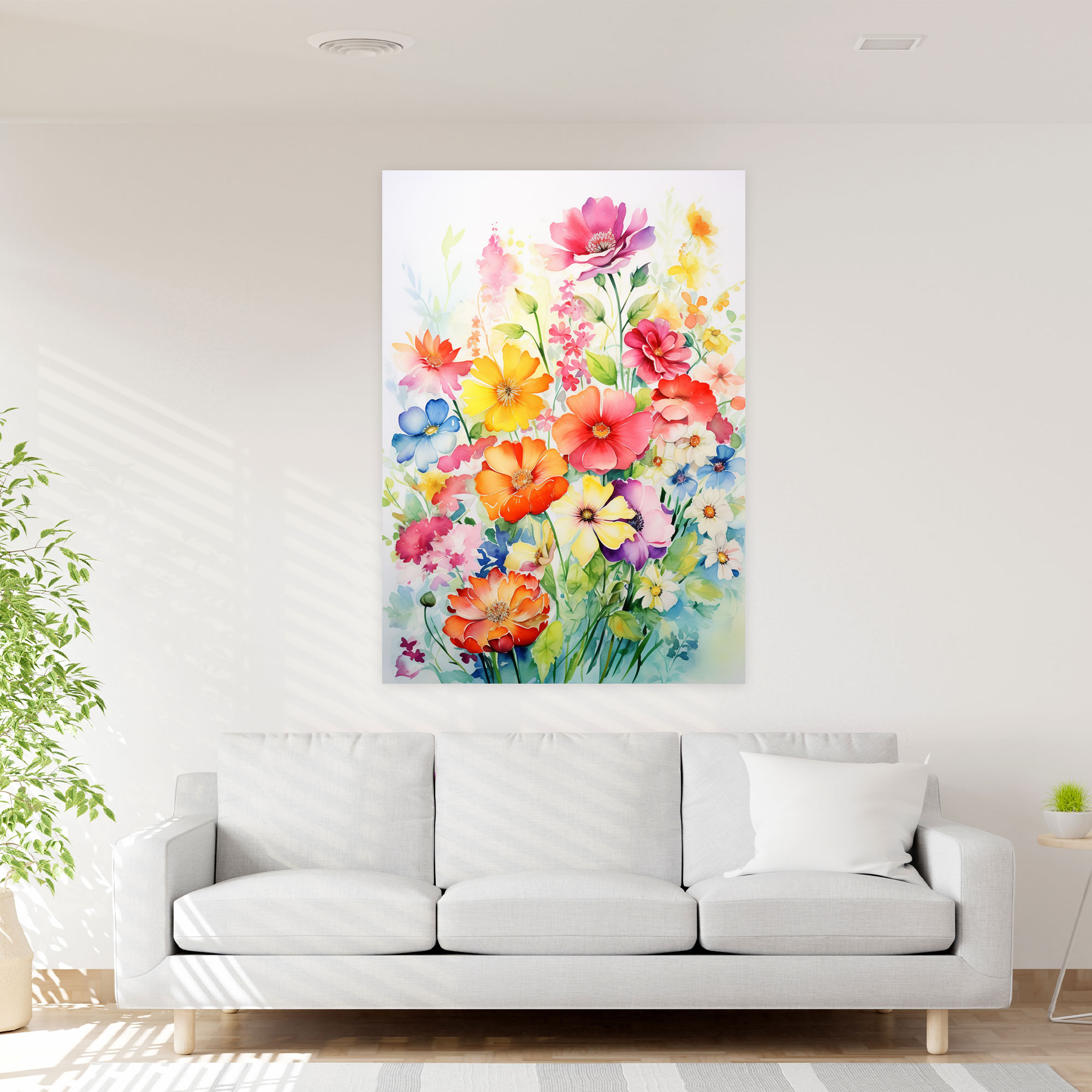 Bleeding Flowers Wall Art - Bleeding Flowers, Home Decoration, Canvas Print, Wall Art