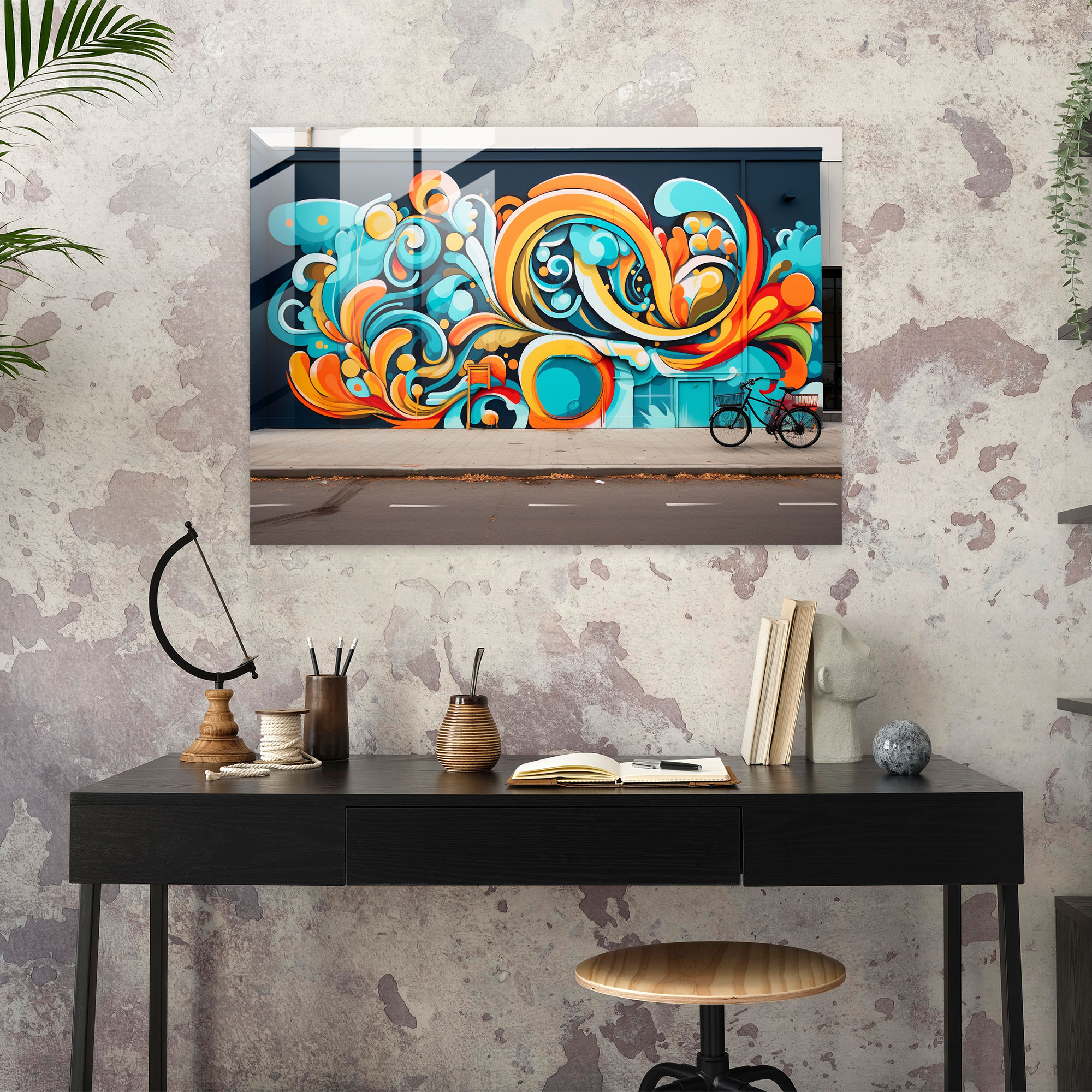 Bicycle Glass Art - Bicycle, Bicycle, Modern Art, Glass Print