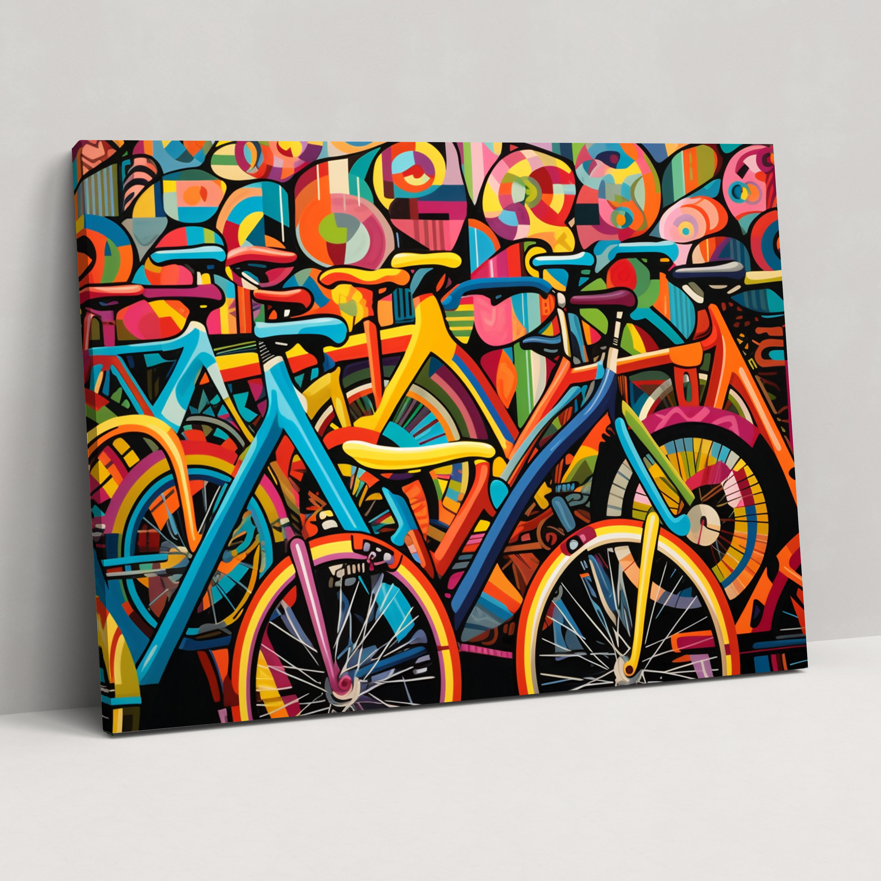 Bicycle Canvas Print - Bicycle, Vibrant, Canvas, Bicycle