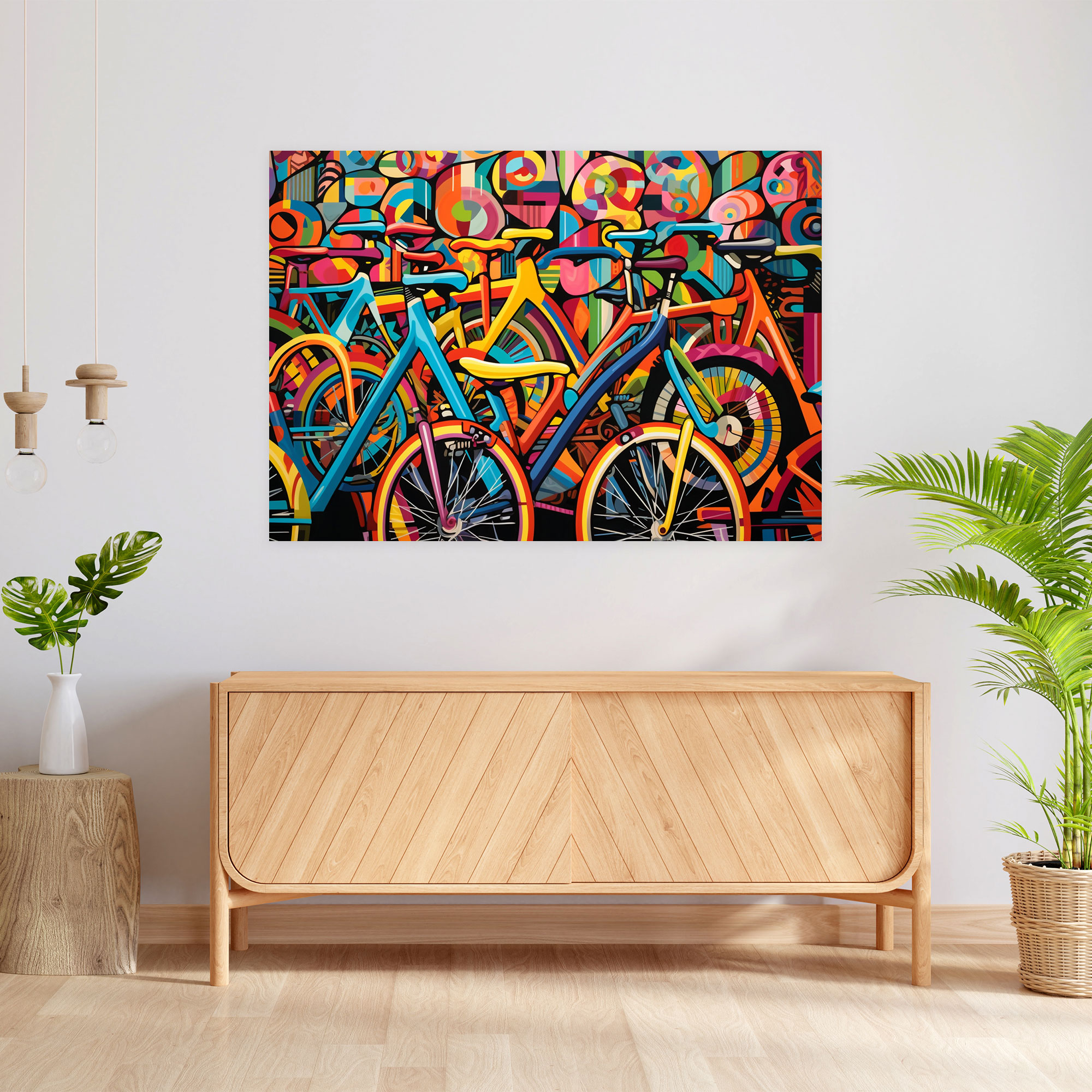 Bicycle Canvas Print - Bicycle, Vibrant, Canvas, Bicycle