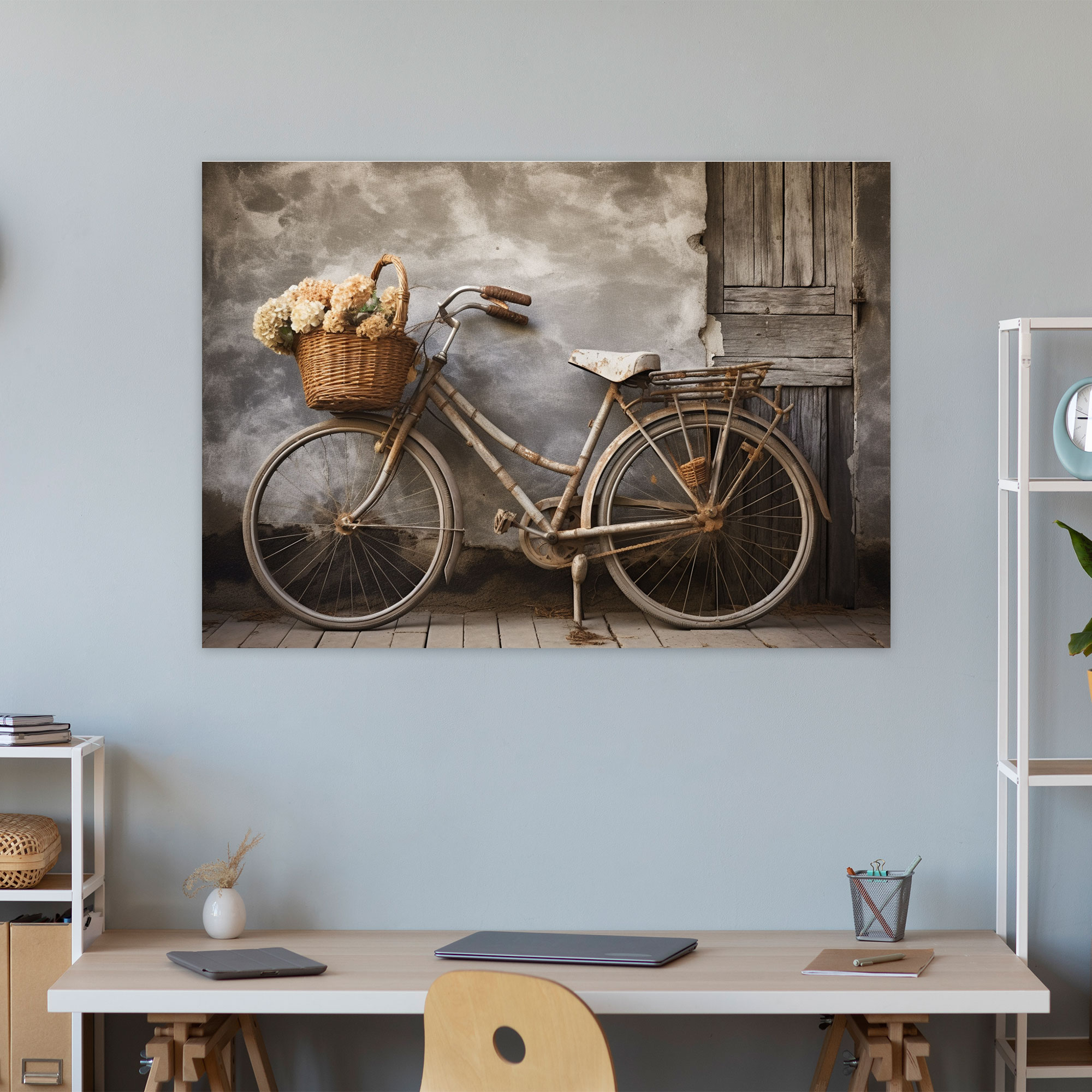 Bicycle Wall Decoration - Bicycle, Wall Art, Wall Decoration, Weathered Barn Wood