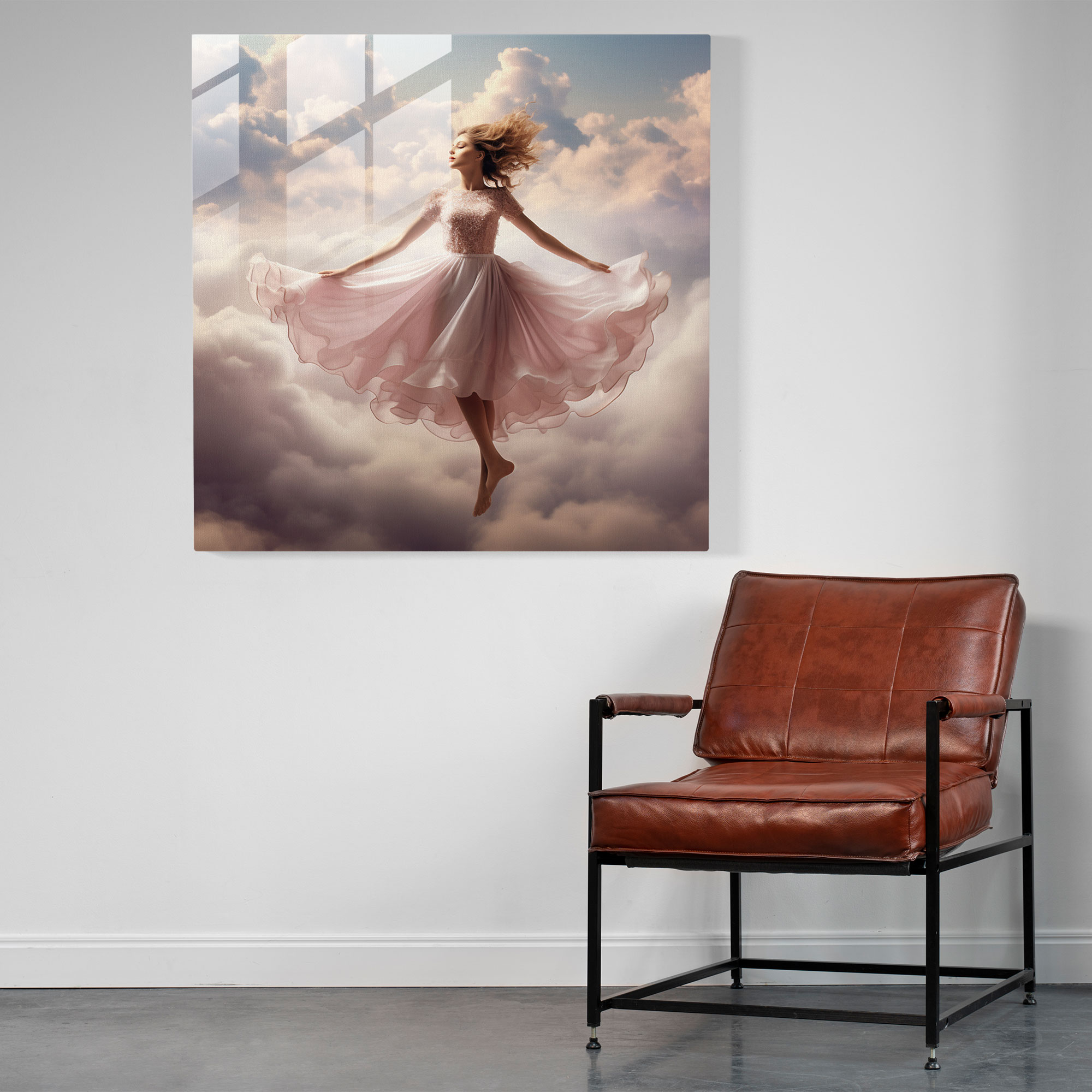 Dreamy Ballerina Glass Print - Ballerina, Glass Print, Glass Art, Dreamy