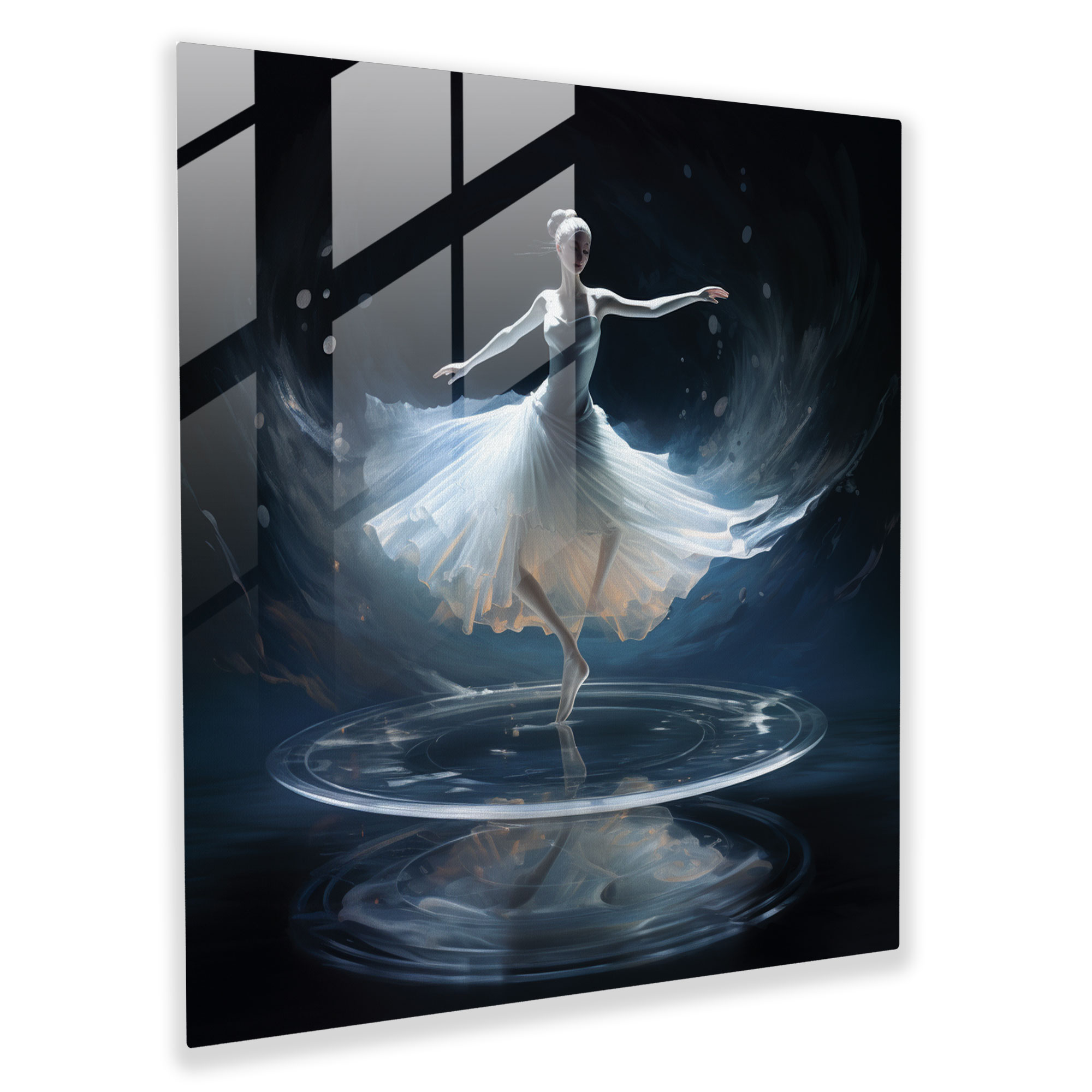 Ballerina Glass Print - Fragile And Beautiful Wall Art - Ballerina, Modern Art, Ballerina, Glass Wall Art