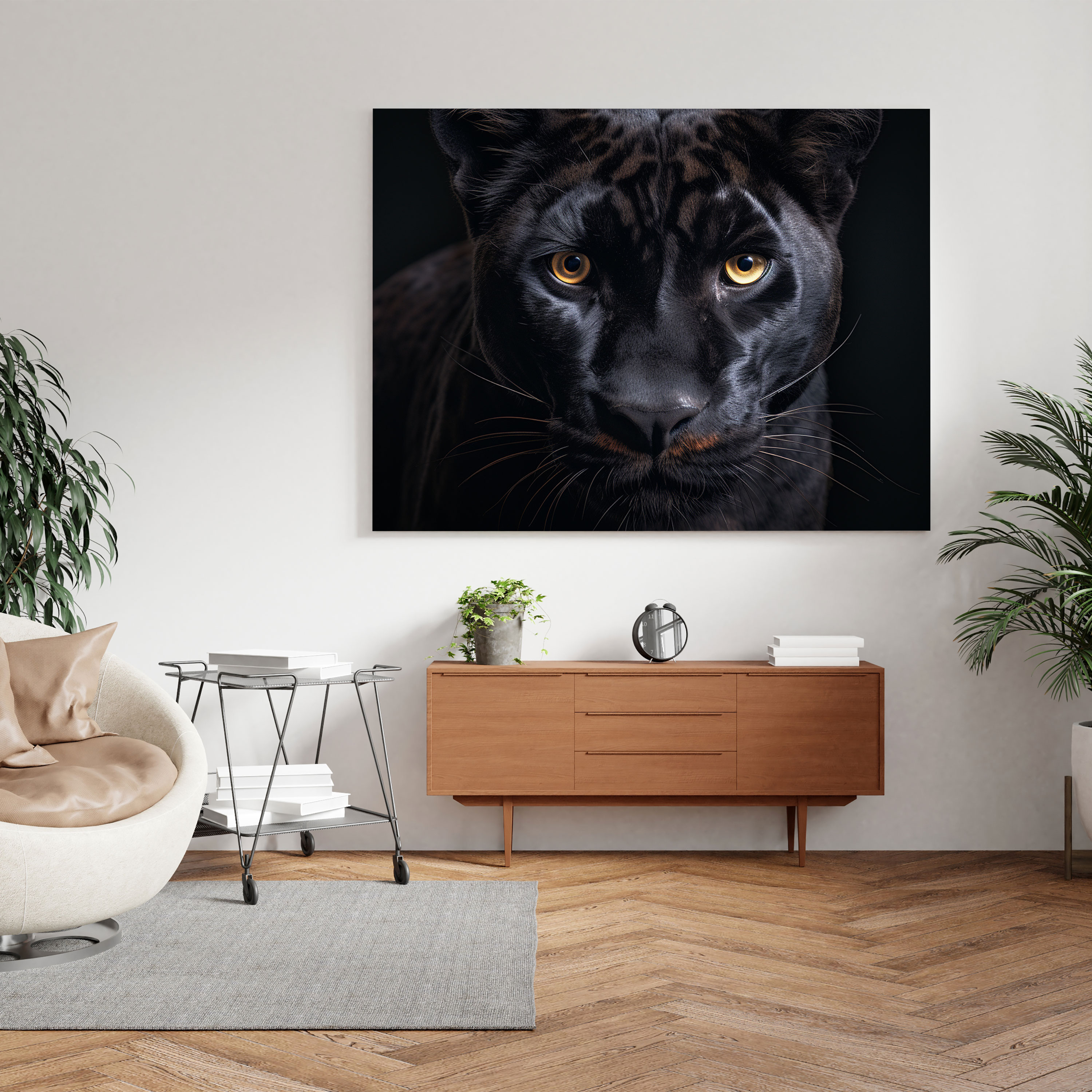 Black Panther Wall Art - Black Panther, Black Panther, Strength, Intensity