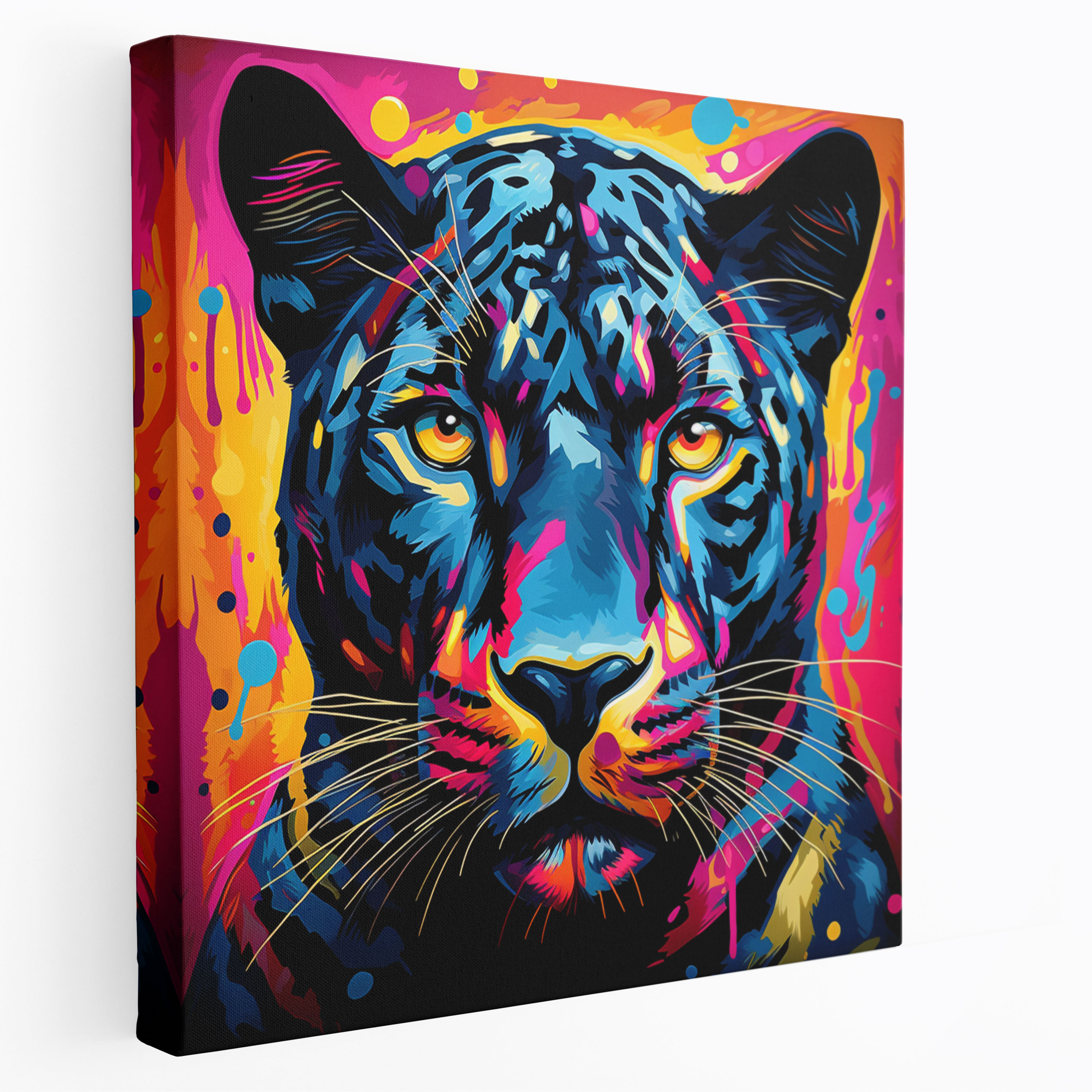 Black Panther Wall Decor - Black Panther, Canvas, Home Decoration, Wall Art