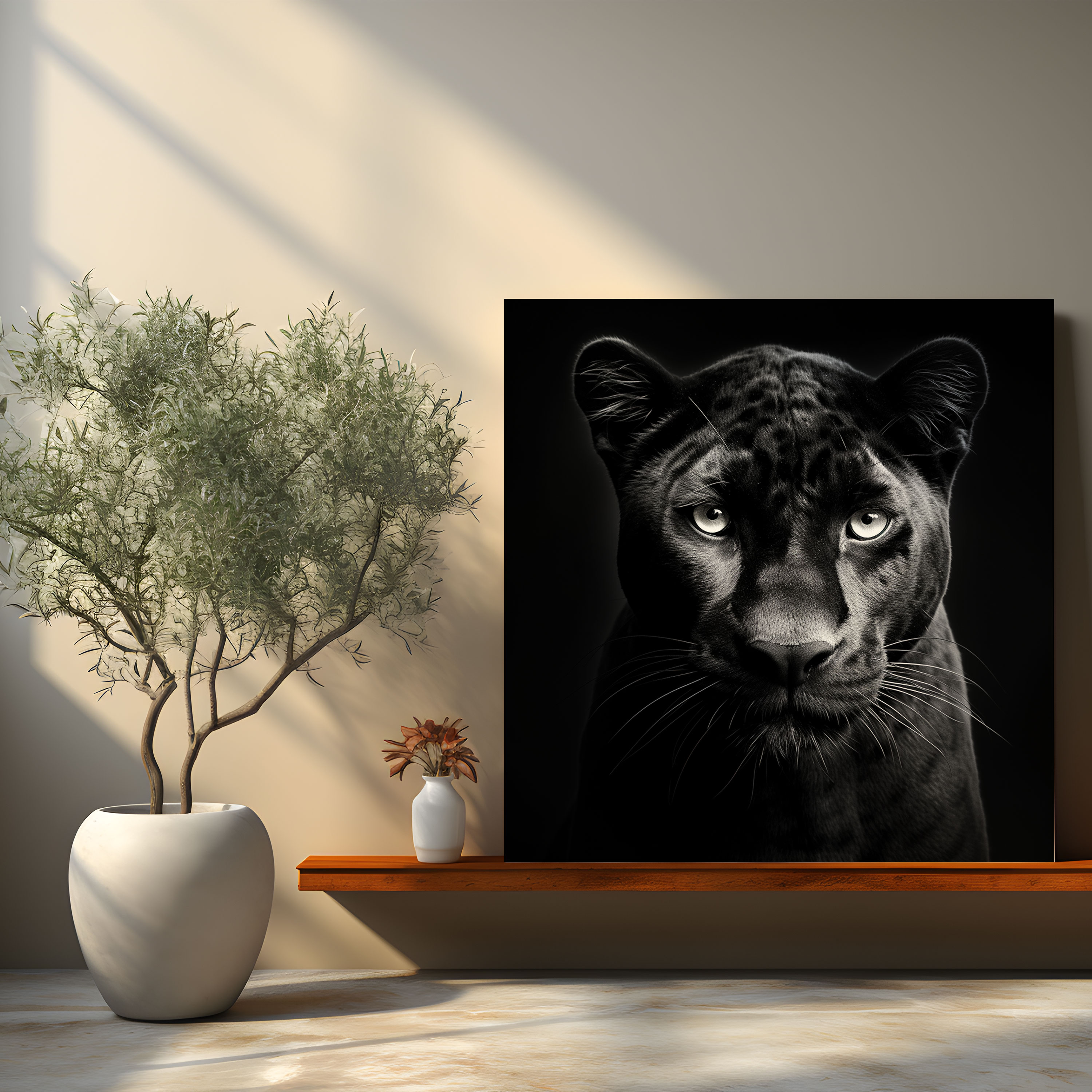 Black Panther Canvas Print - Black Panther, Grace, Beauty, Canvas