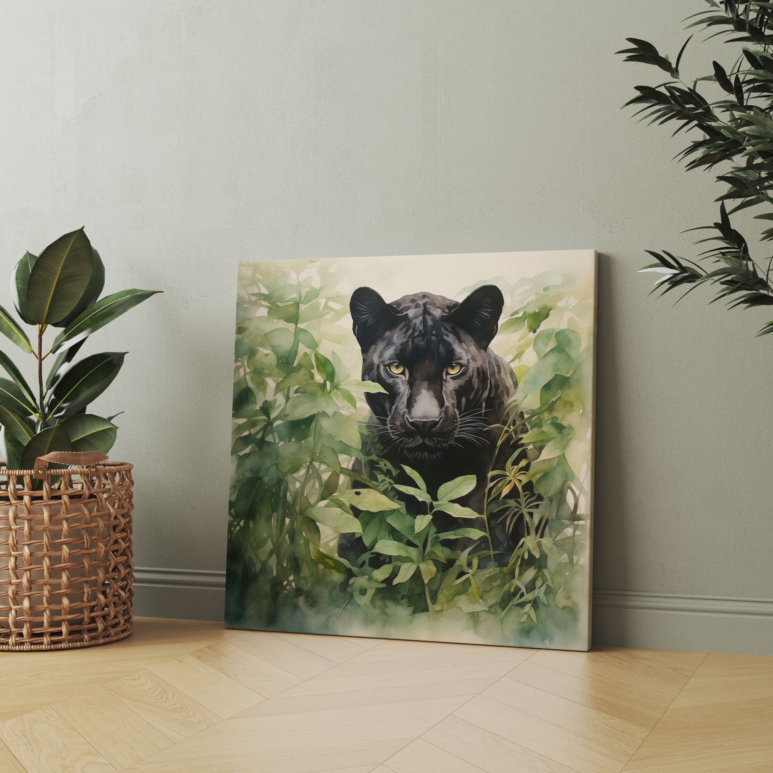 Black Panther Wall Art - Black Panther, Soft, Ethereal, Canvas