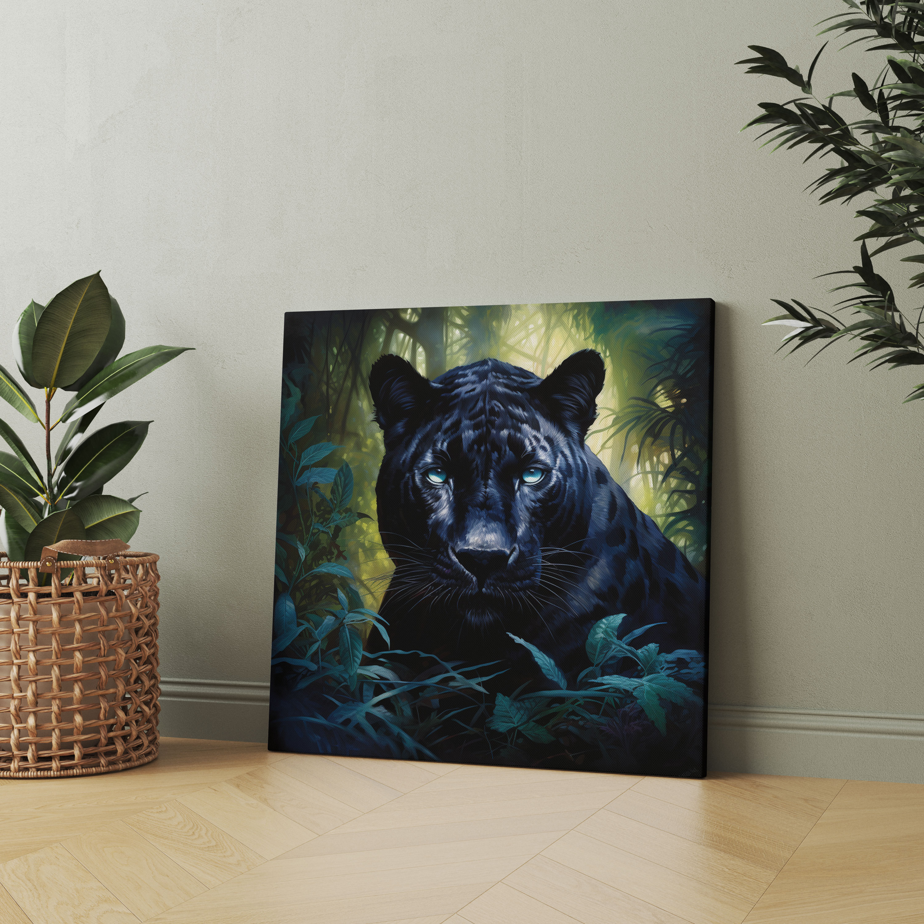 Black Panther Canvas Print - Black Panther, Wall Art, Canvas, Canvas Wall Art
