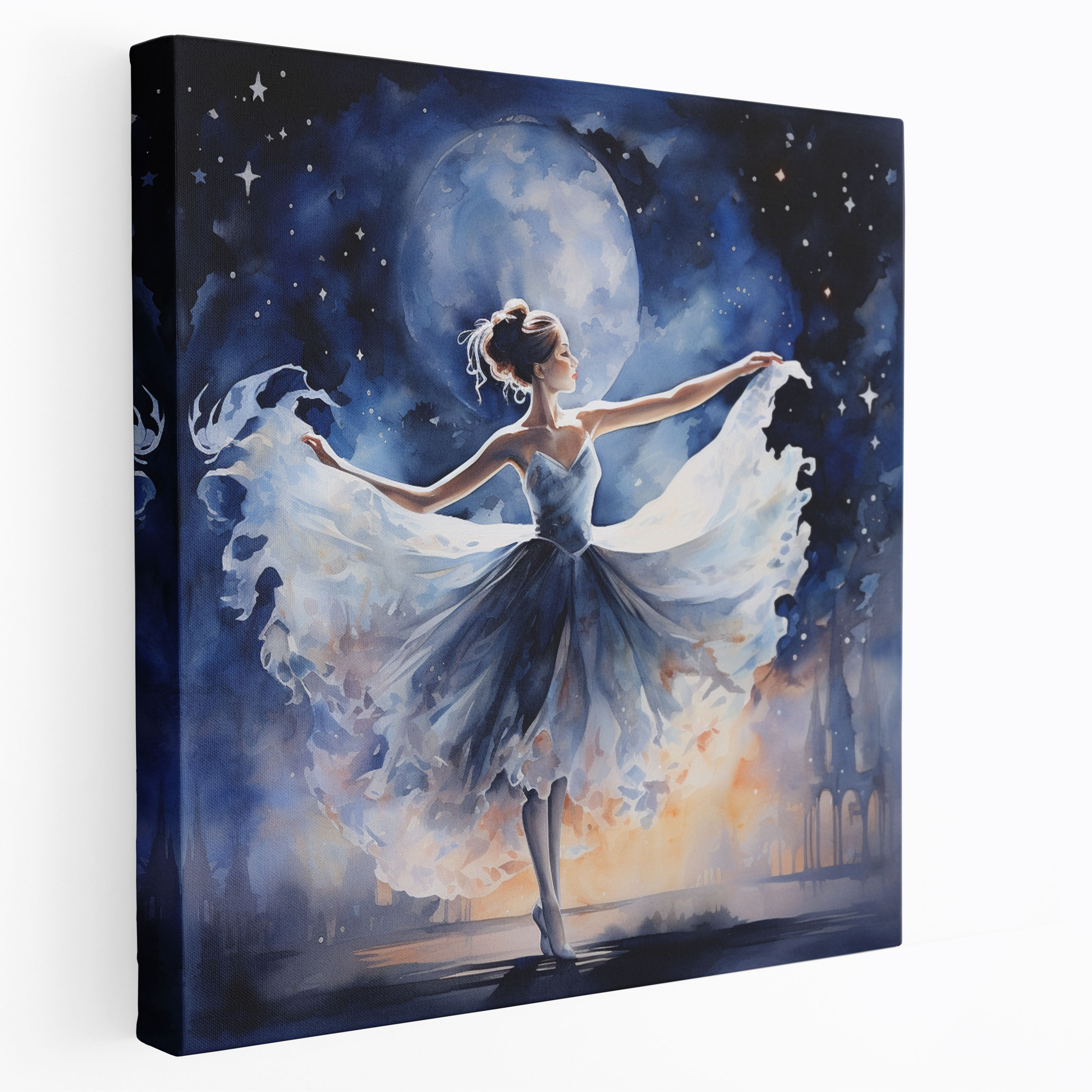 Elegant Ballerina Canvas Print - Ballerina, Wall Decoration, Canvas Print, Ballerina