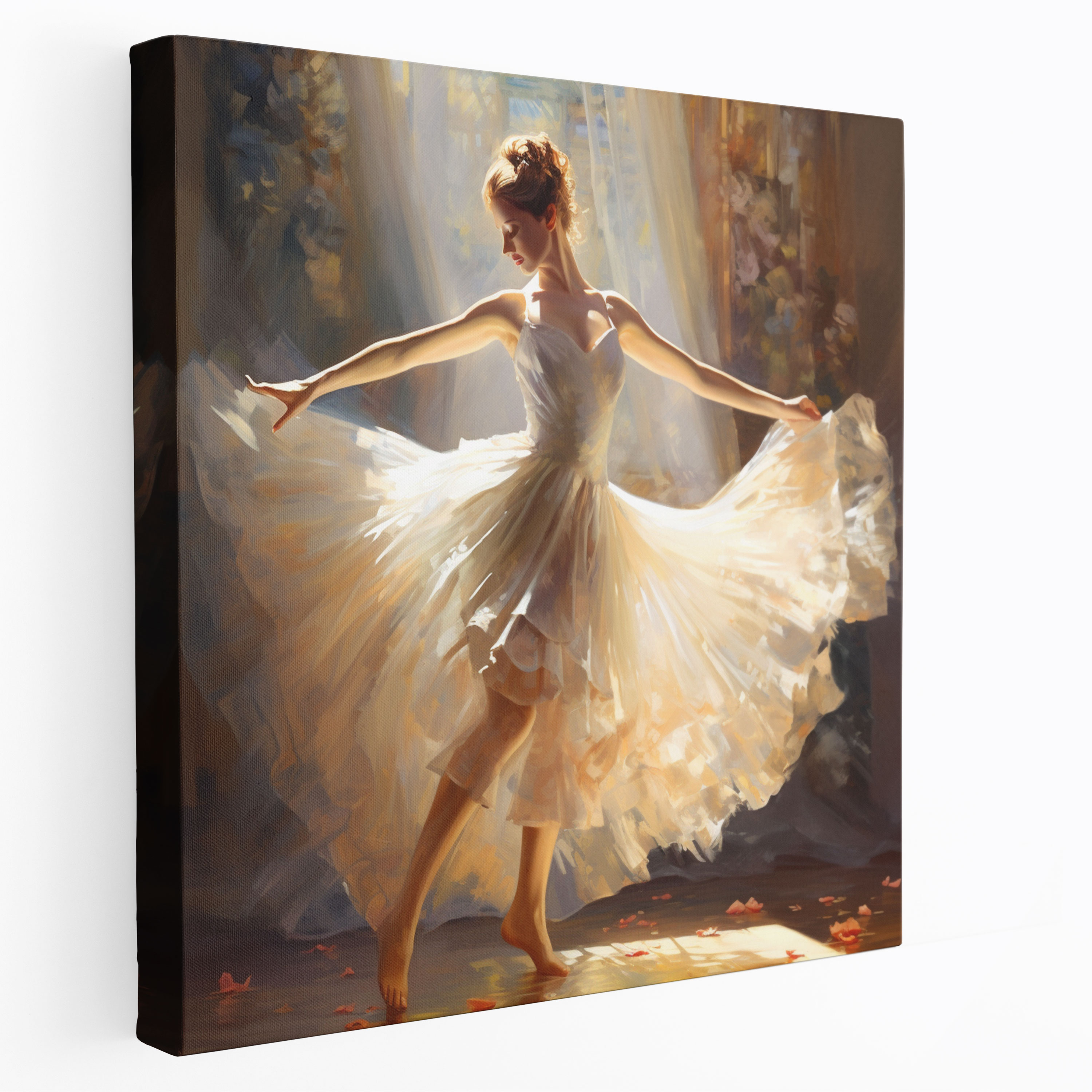 Impressionist Ballerina Canvas Print - Ballerina, Home Decoration, Impressionist, Ballerina