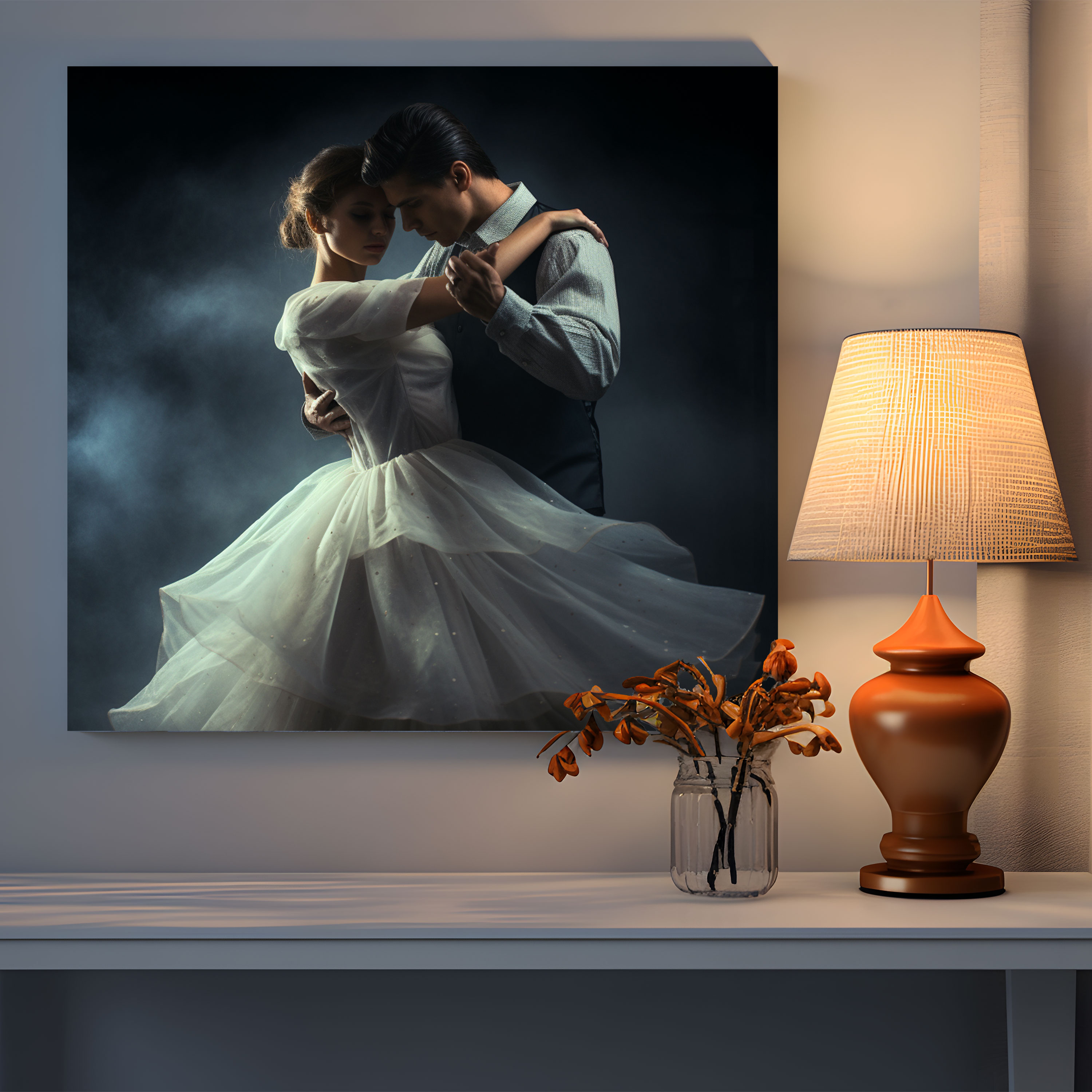 Romantic Ballerina Canvas Print - Ballerina, Canvas Wall Art, Wall Decoration, Canvas Print