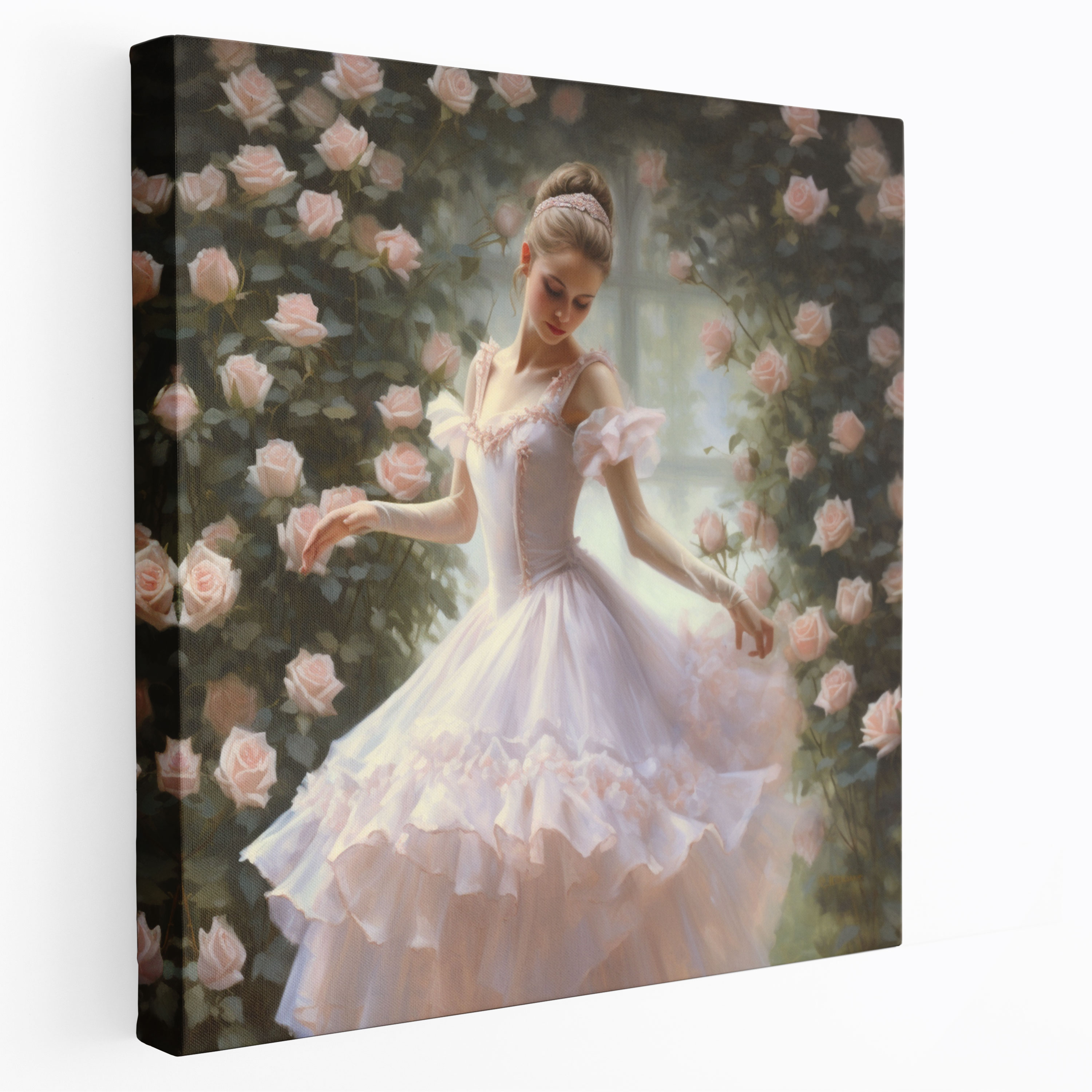 Romantic Ballet Ballerina Canvas Print - Ballerina, Home Decoration, Elegant, Wall Art