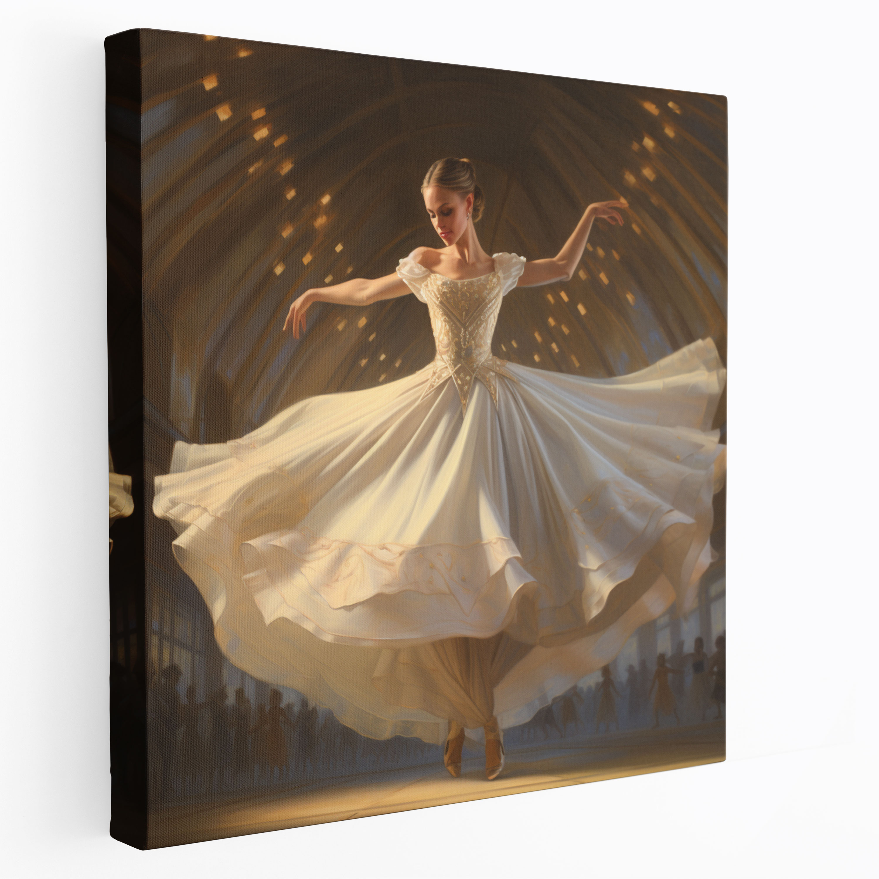 Graceful Performance Ballerina Canvas Print - Ballerina, Classical, Ballerina, Canvas Wall Art