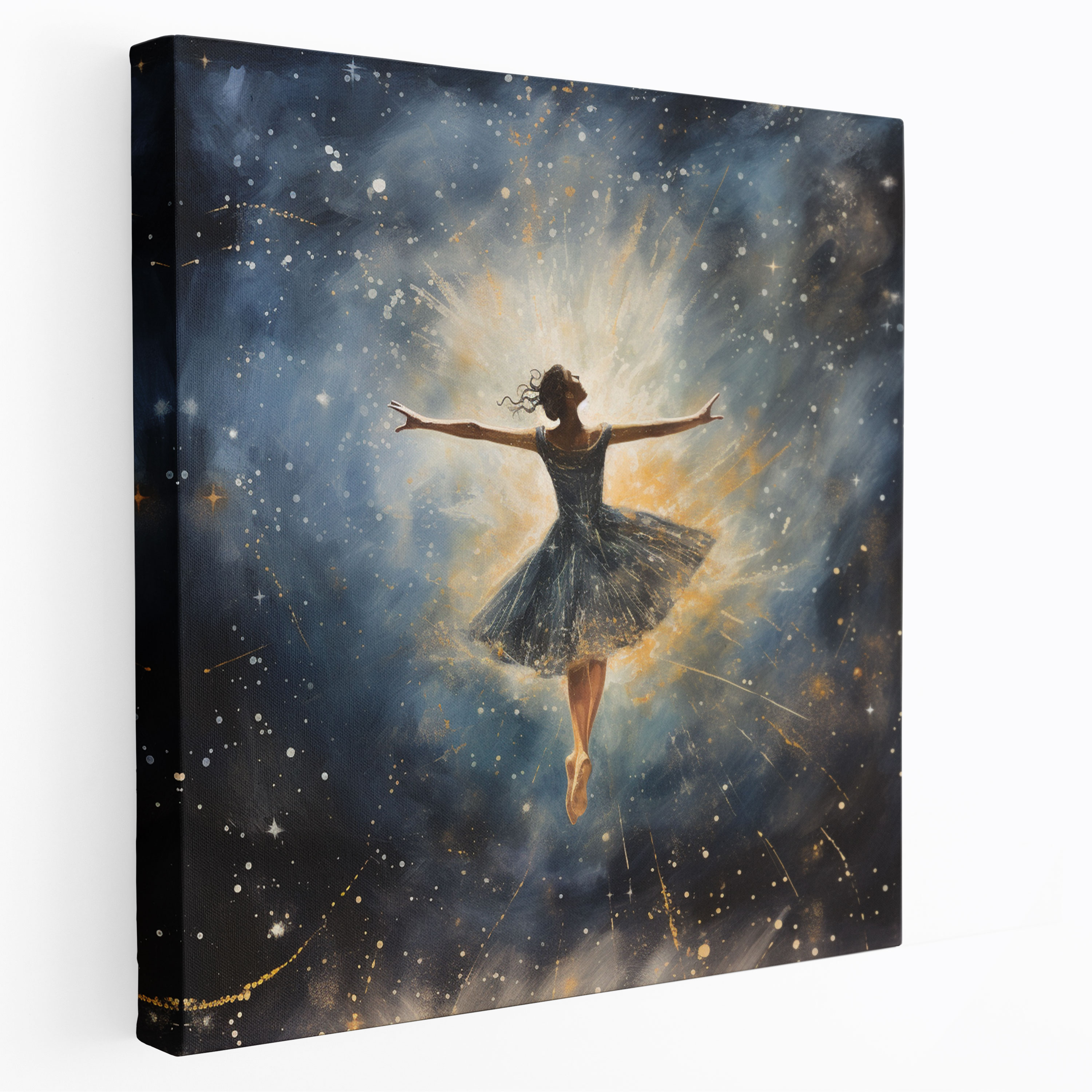 Starry Dreams Ballerina Canvas Print - Ballerina, Canvas, Canvas Wall Art, Wall Decoration