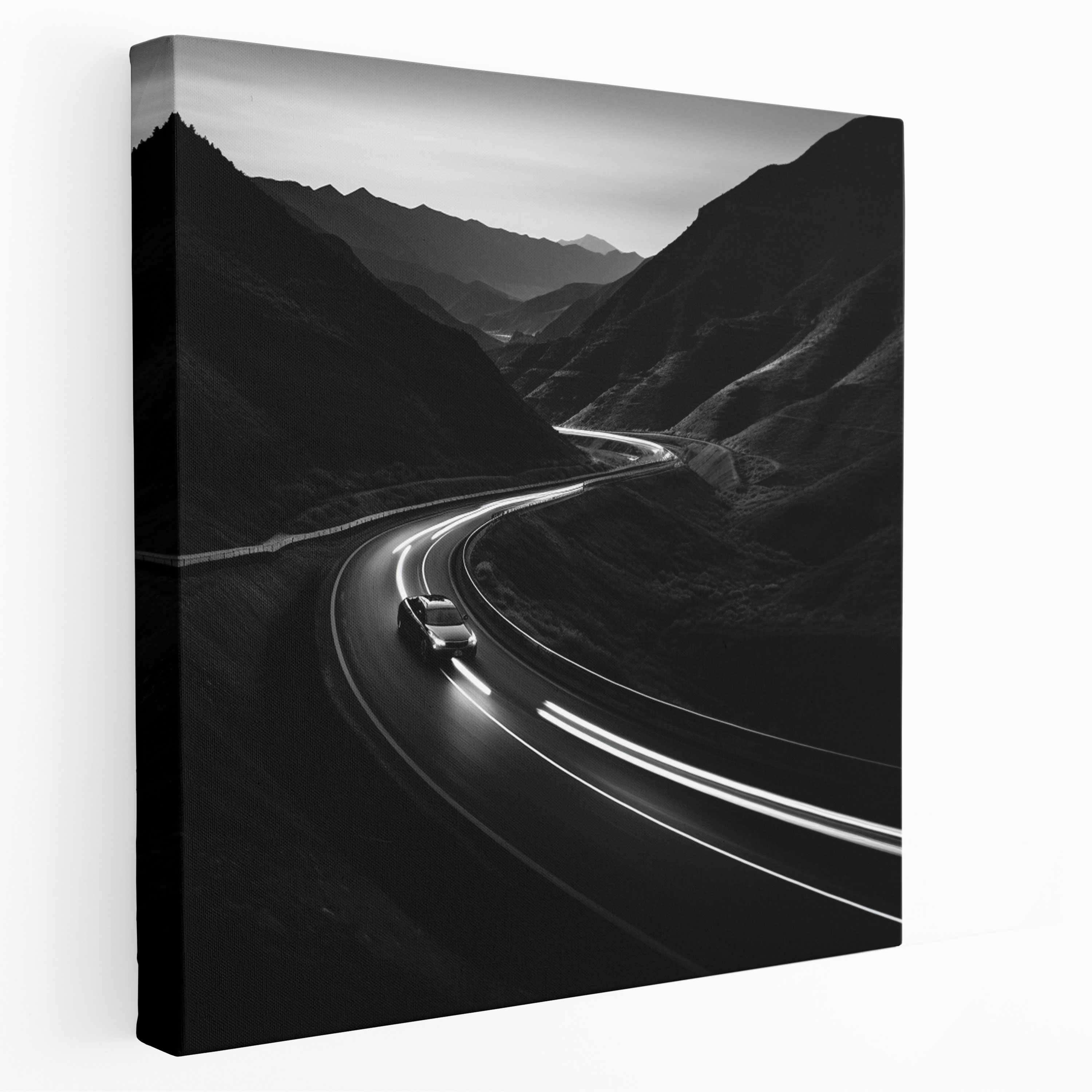 Bmw Mountain Road Canvas Print - Bmw, Canvas, Bmw M-Series, Wall Art