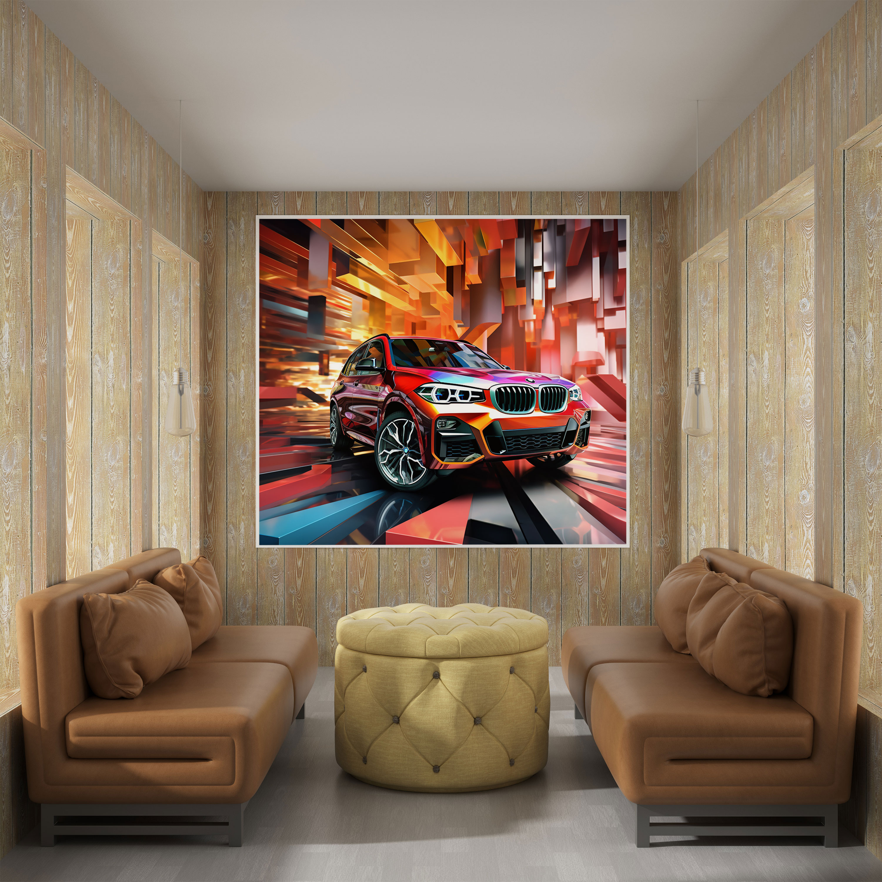 Futuristic Bmw Canvas Print - Bmw, Home Decoration, Bmw, Futuristic