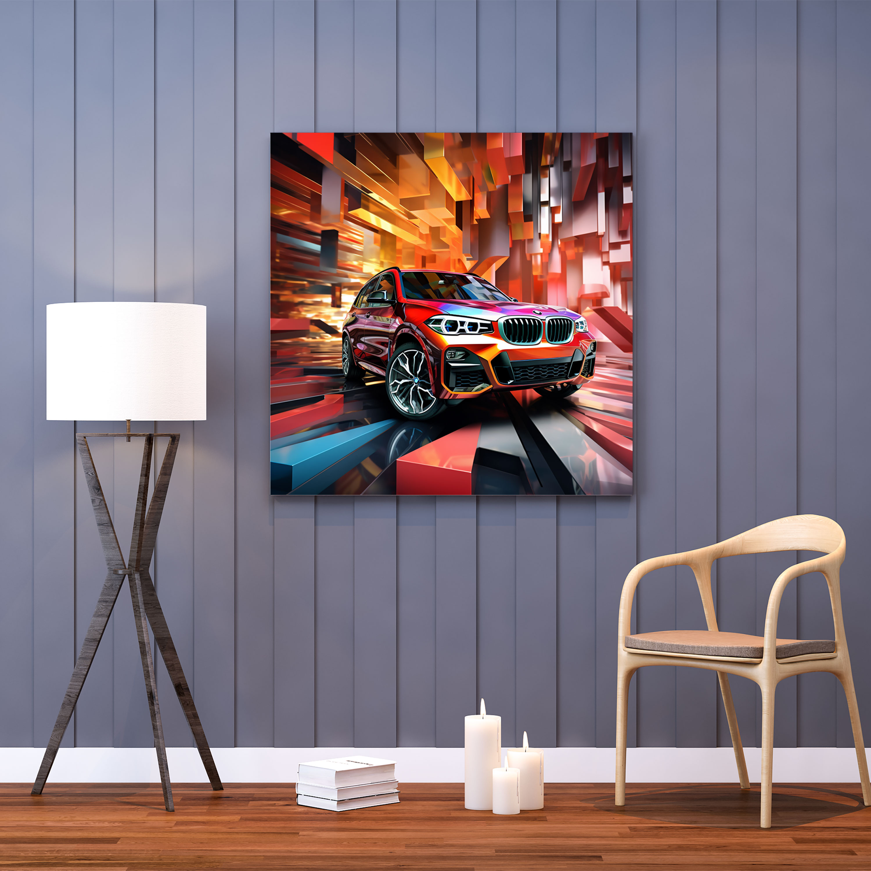 Futuristic Bmw Canvas Print - Bmw, Home Decoration, Bmw, Futuristic
