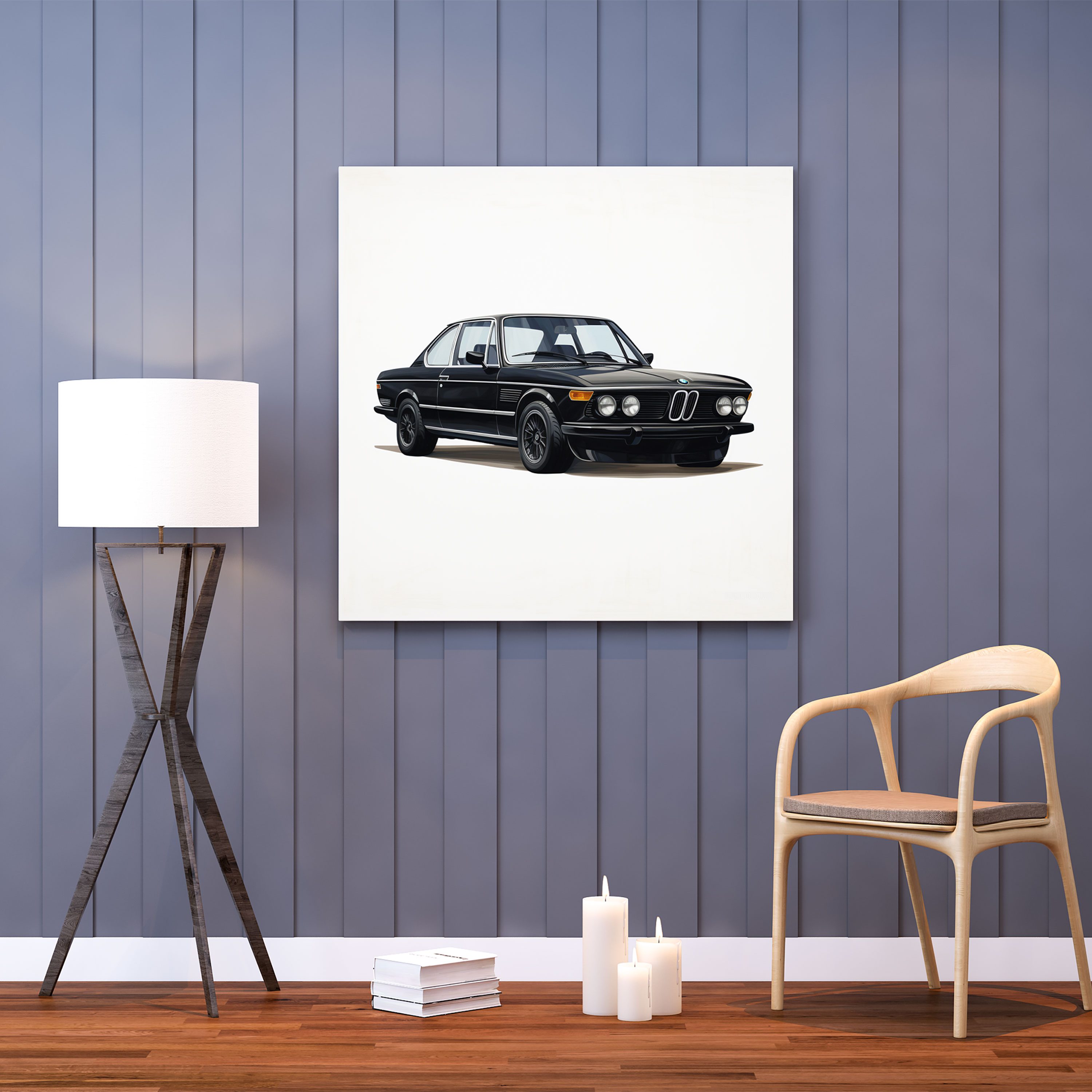 Bmw Minimalist Wall Art - Bmw, Canvas, Home Decoration, Wall Decoration
