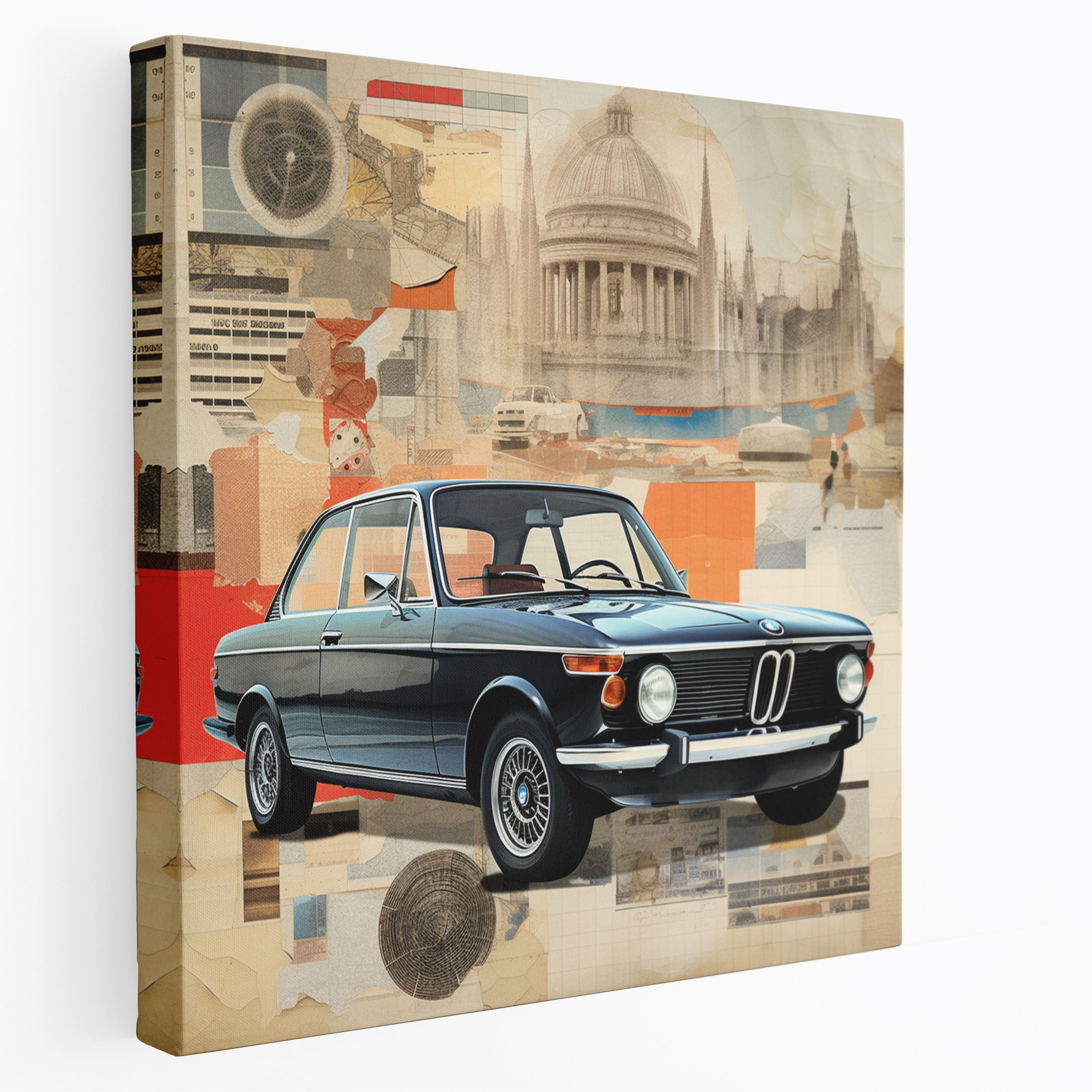 Bmw Collage Wall Art - Bmw, Different Eras, Collage Artwork, Wall Art