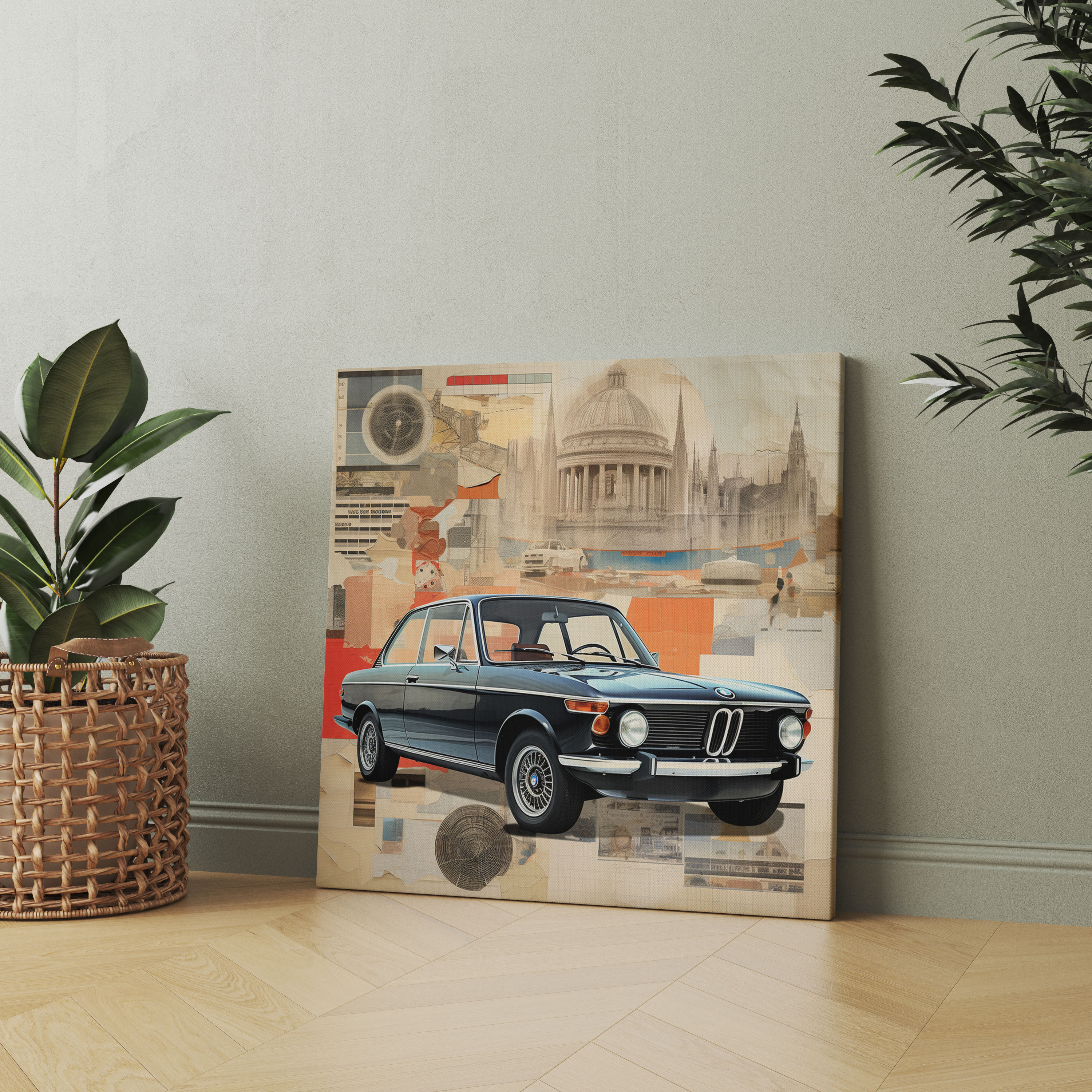 Bmw Collage Wall Art - Bmw, Different Eras, Collage Artwork, Wall Art