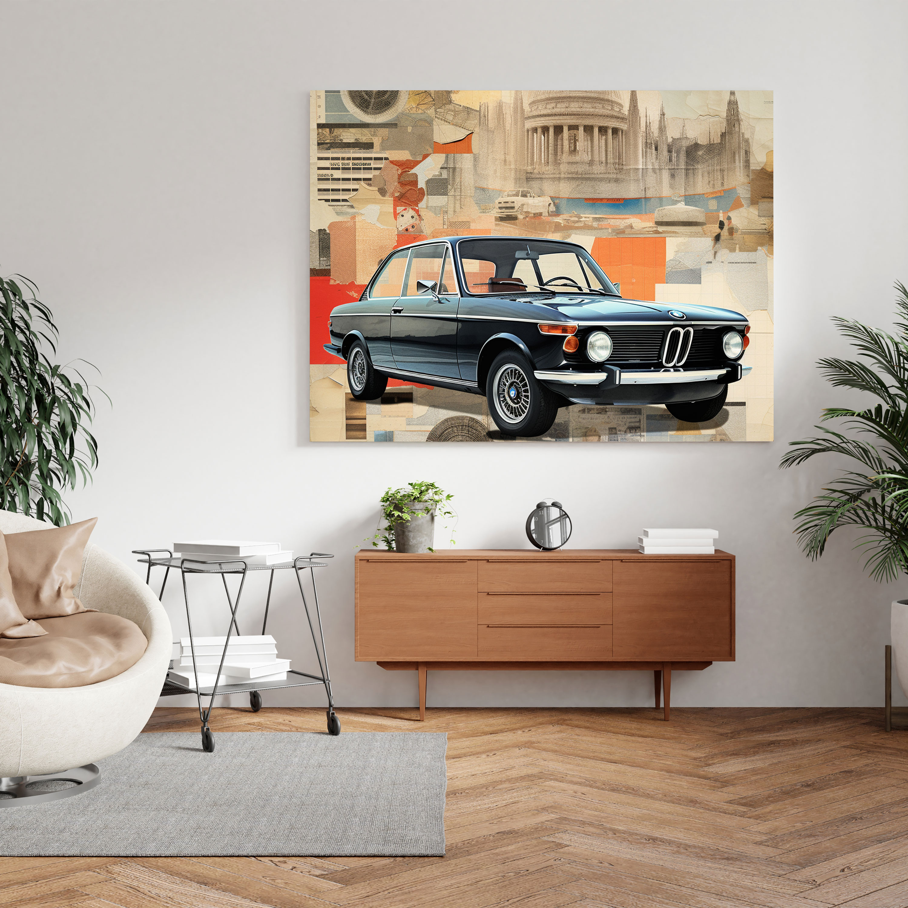 Bmw Collage Wall Art - Bmw, Different Eras, Collage Artwork, Wall Art