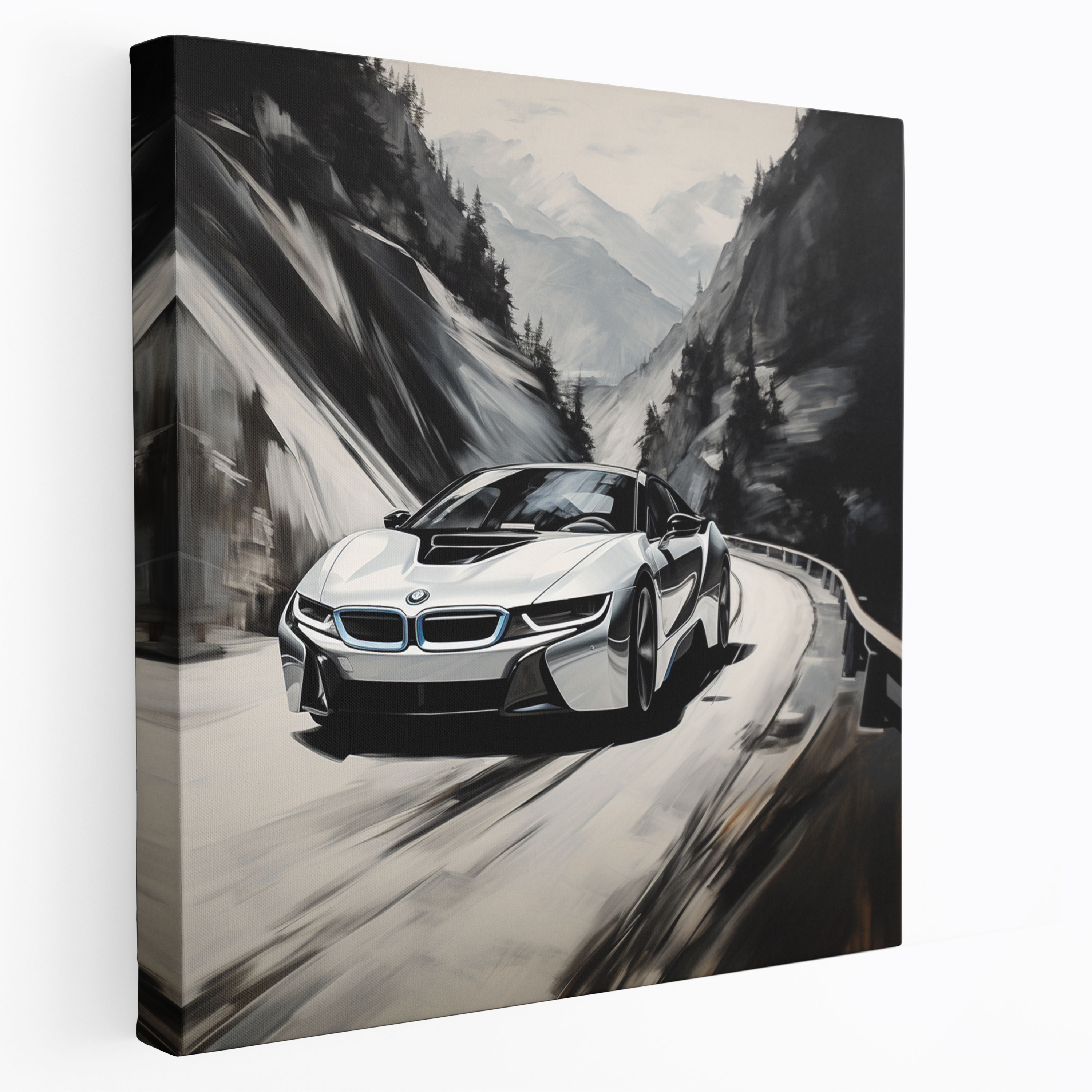 Bmw Canvas Print - Mountain Road - Bmw, Bmw Canvas Wall Art, Bmw Canvas Print, Bmw Wall Decoration