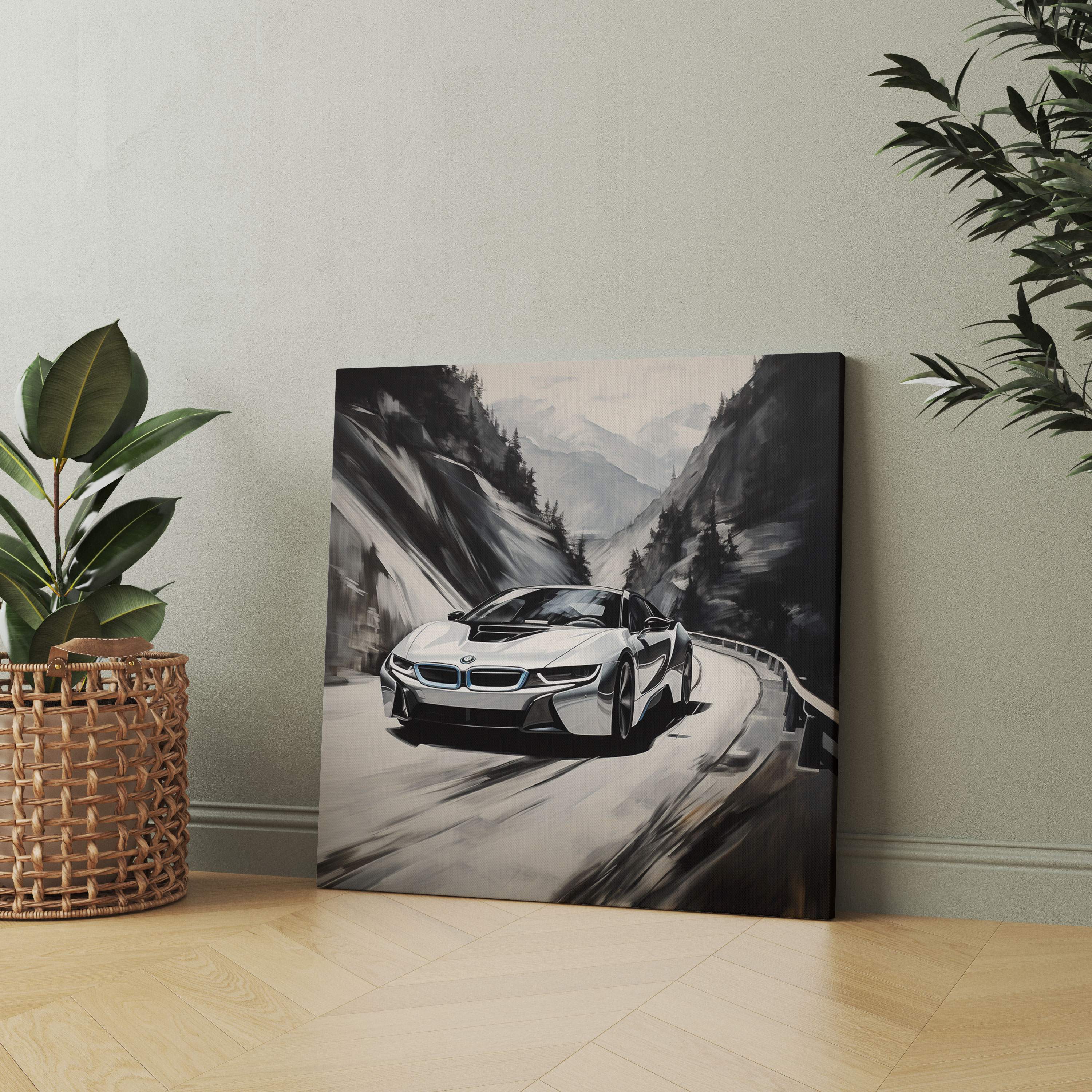 Bmw Canvas Print - Mountain Road - Bmw, Bmw Canvas Wall Art, Bmw Canvas Print, Bmw Wall Decoration