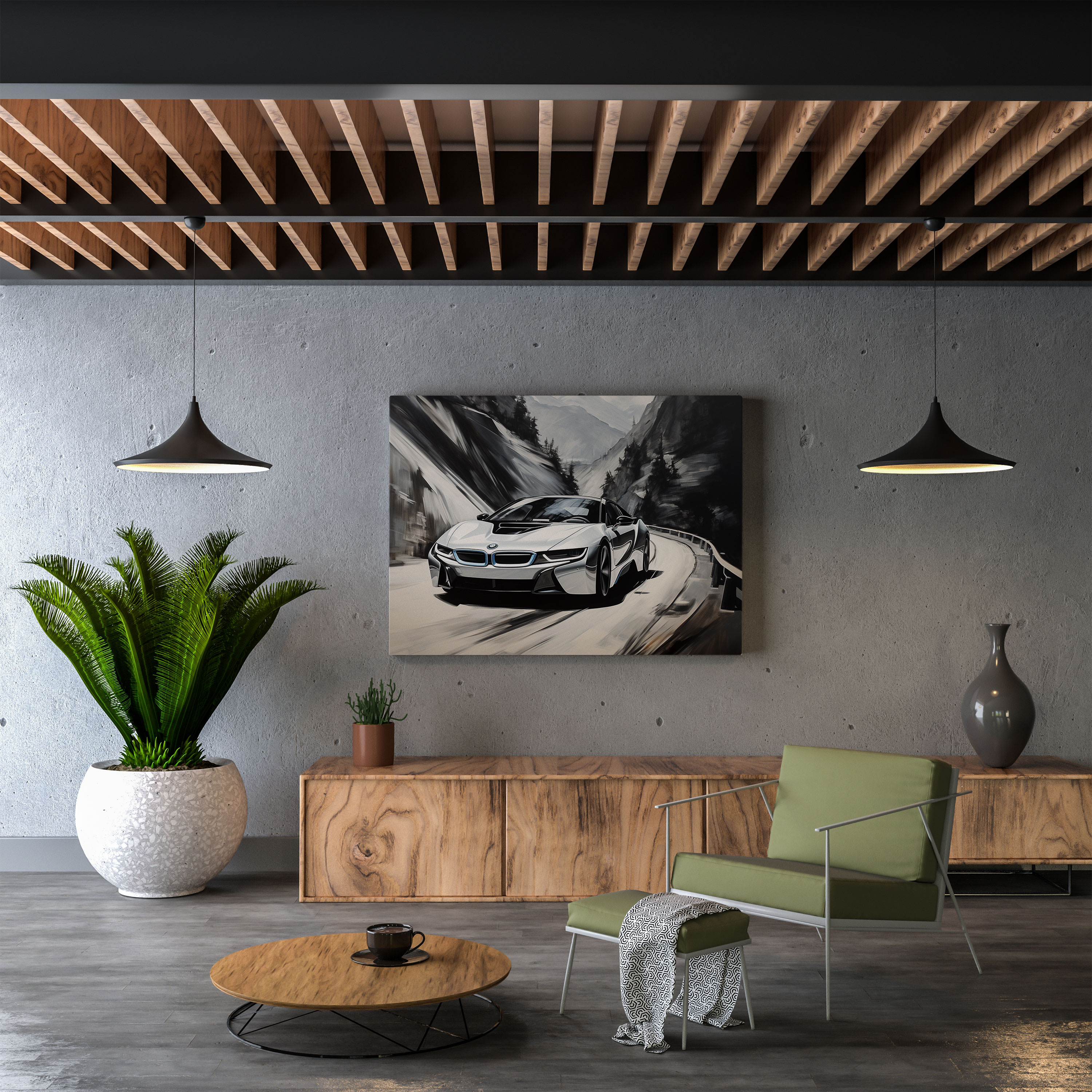 Bmw Canvas Print - Mountain Road - Bmw, Bmw Canvas Wall Art, Bmw Canvas Print, Bmw Wall Decoration