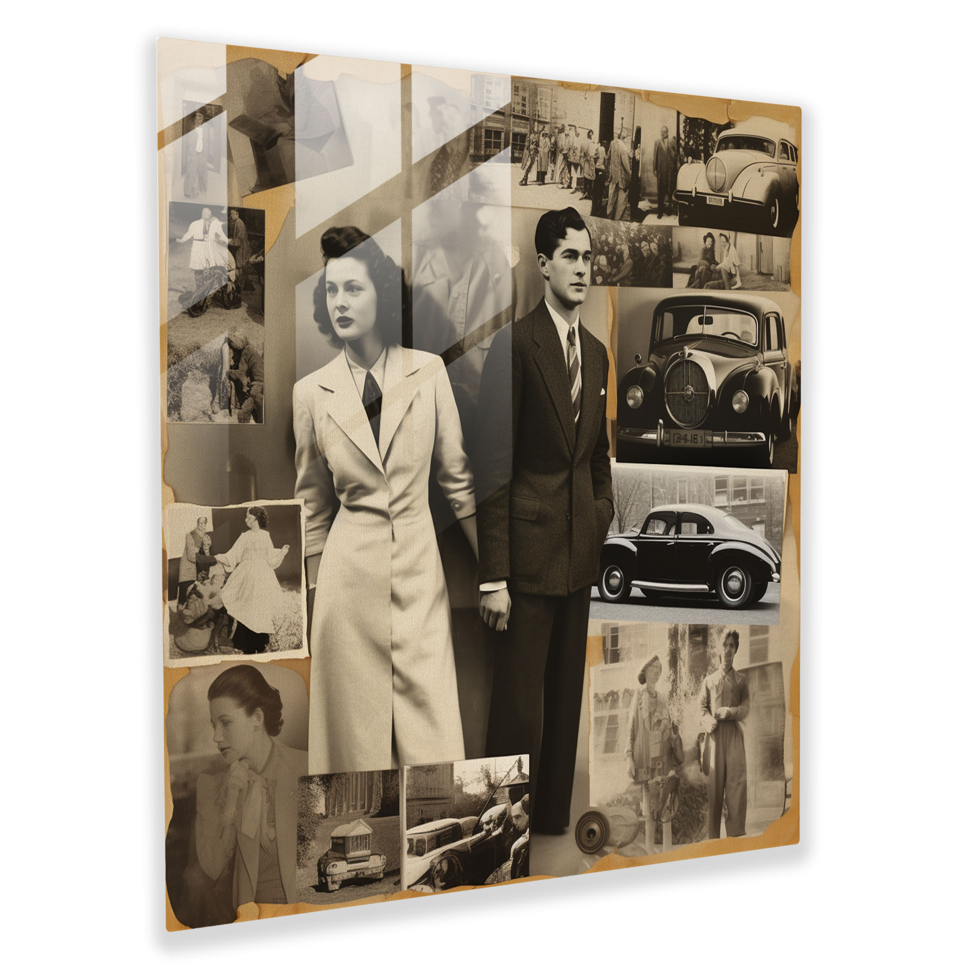 Born From Time: Glass Print - Born, Wall Decoration, Glass Print, Glass Art