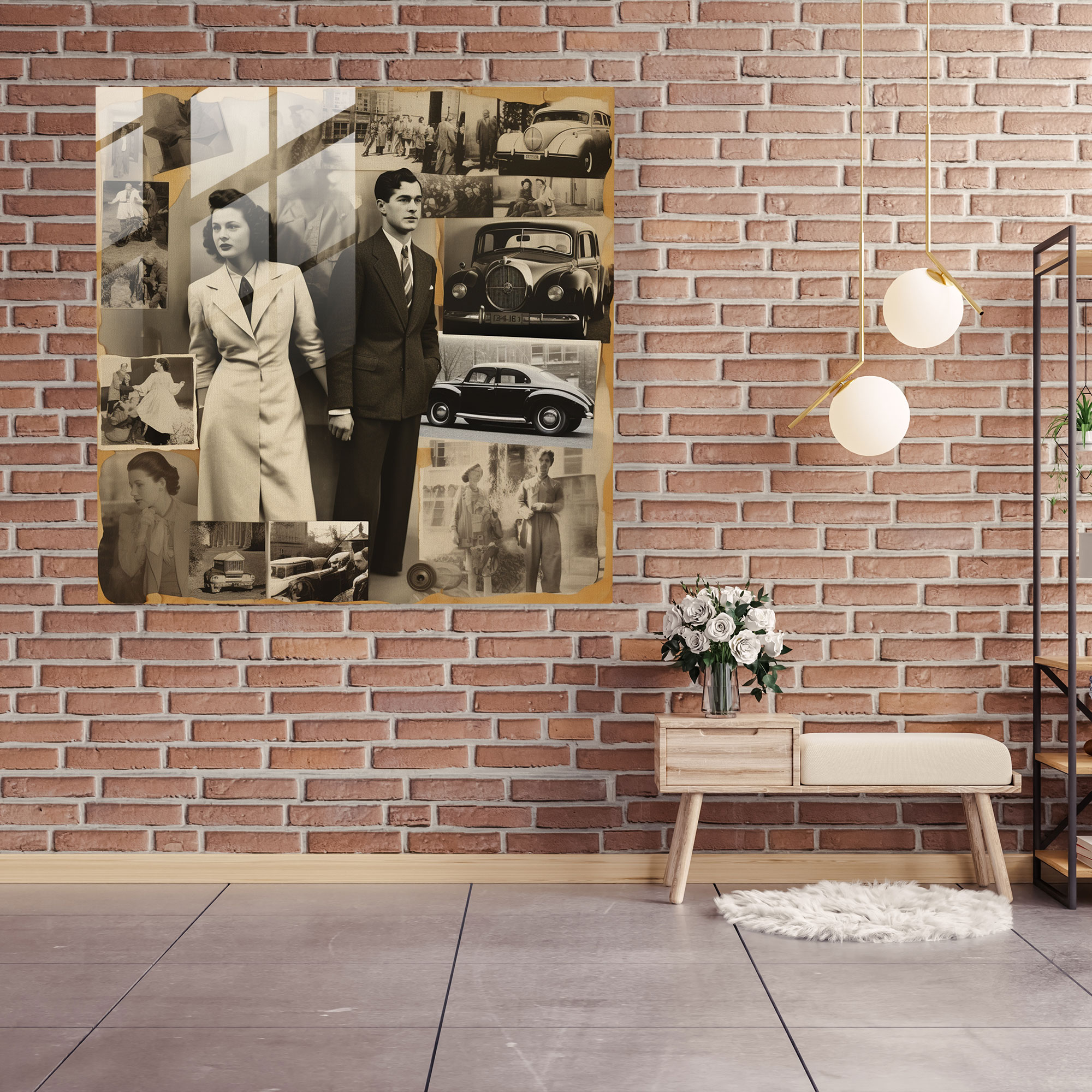 Born From Time: Glass Print - Born, Wall Decoration, Glass Print, Glass Art