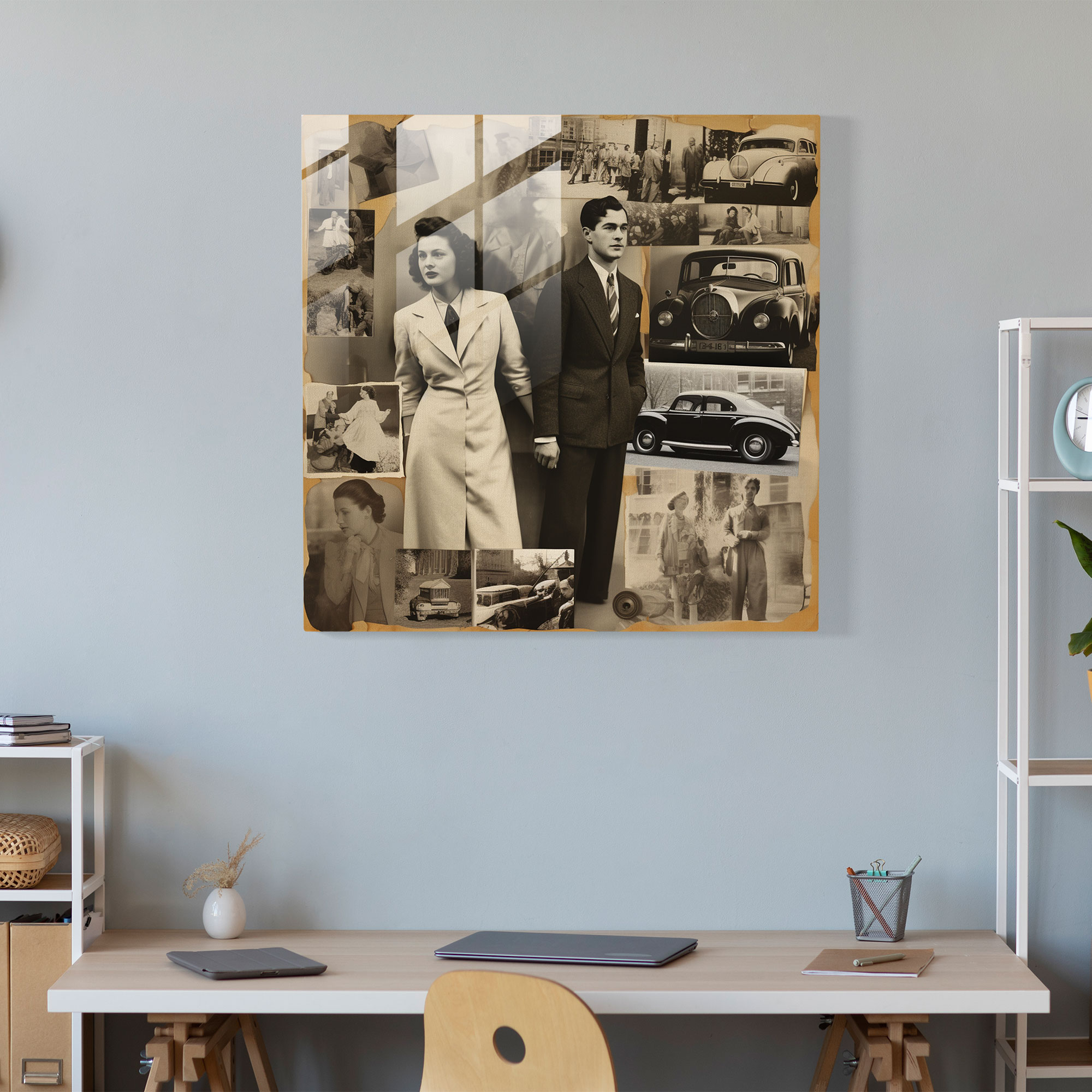 Born From Time: Glass Print - Born, Wall Decoration, Glass Print, Glass Art