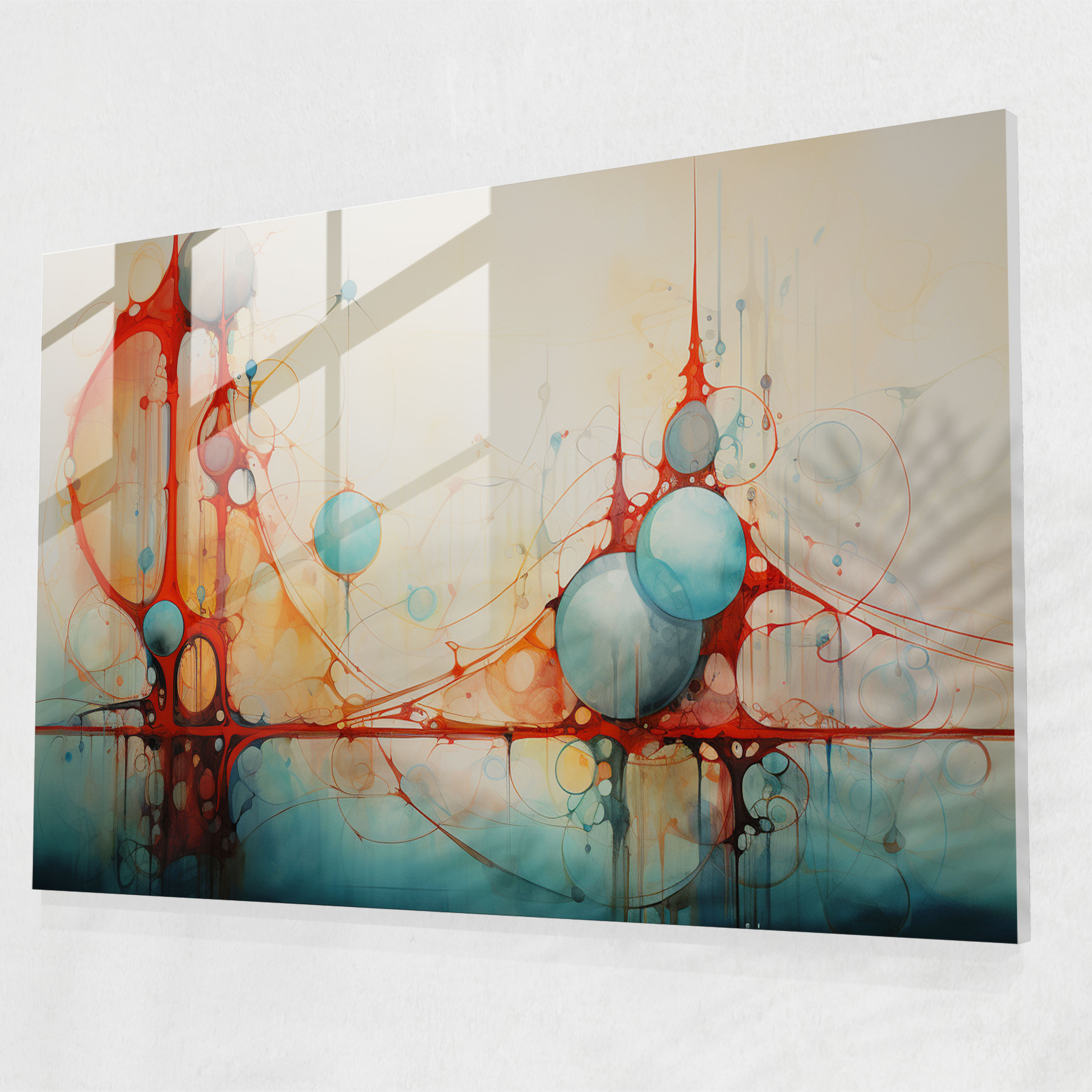 Bosphorus Bridge Glass Print - Bosphorus Bridge, Home Decoration, Dreamlike Portrayal, Glass Wall Art