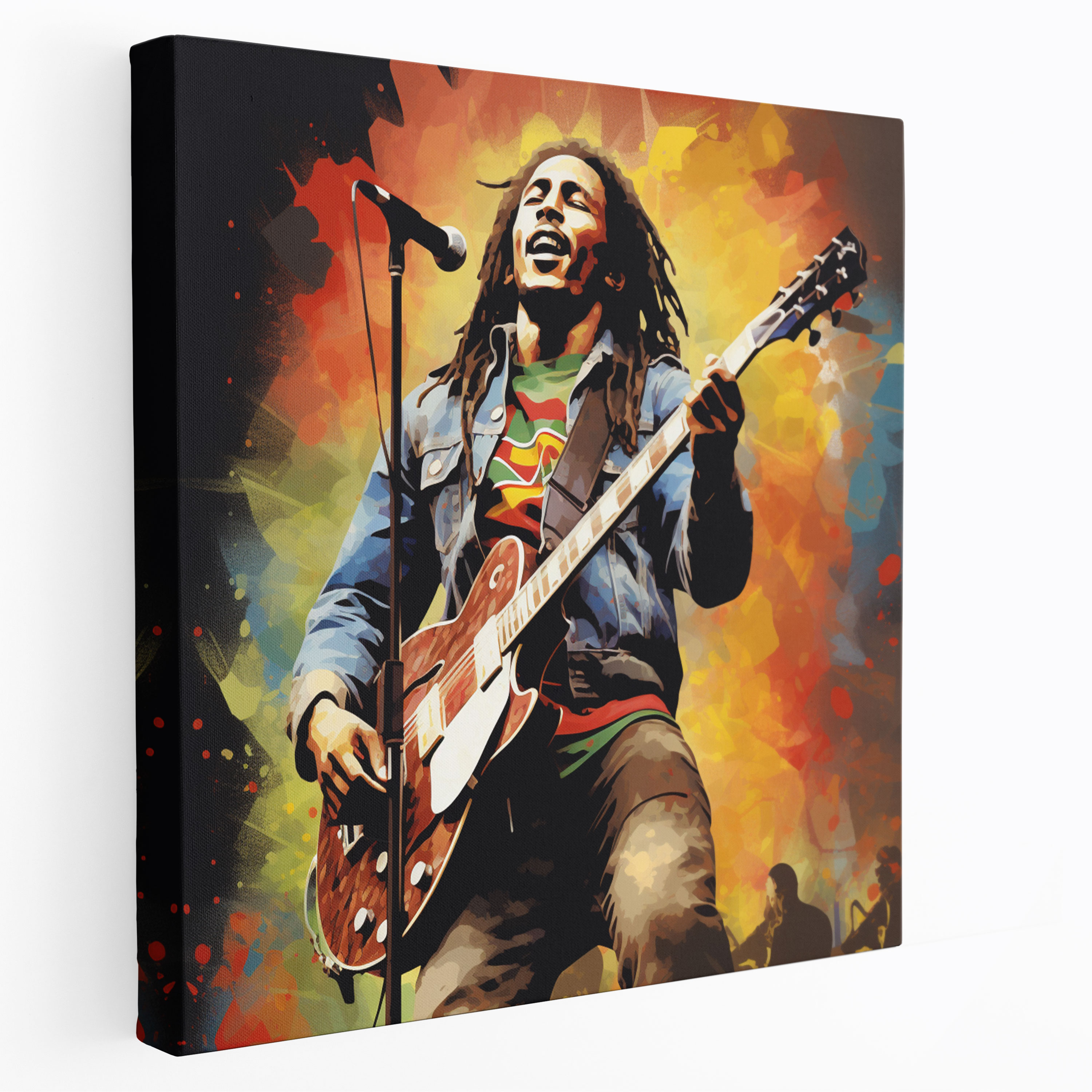 Bob Marley Duvar Dekorasyonu - Bob Marley Kanvas Tablo Duvar Sanatı