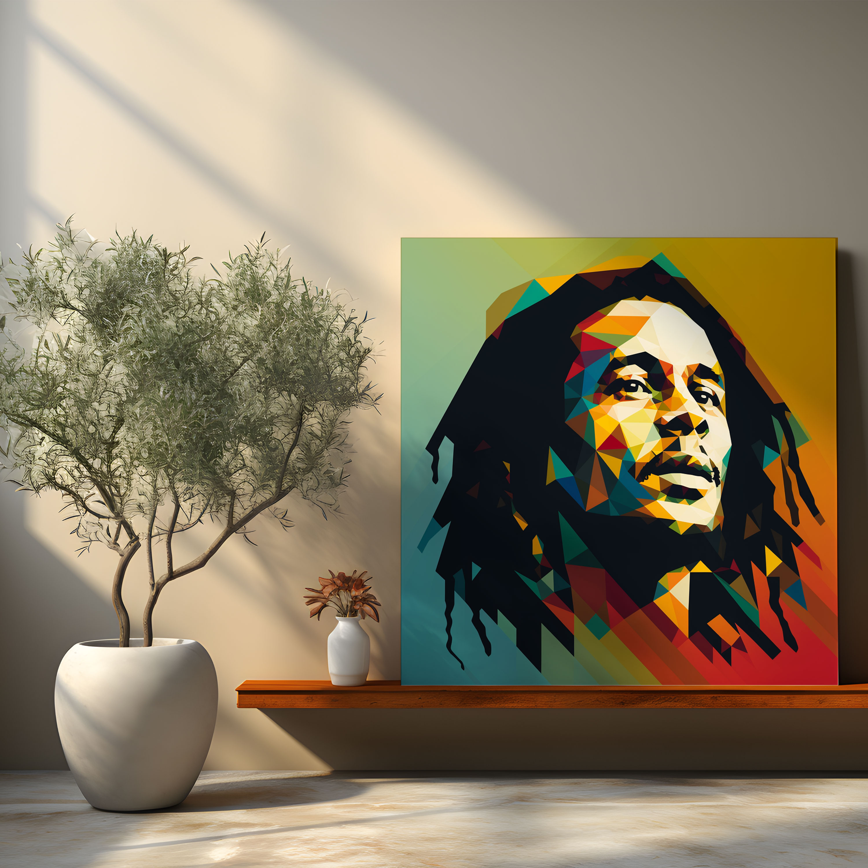 Bob Marley Wall Art - Minimalist Graphic Design - Bob Marley, Minimalist Graphic Design, Wall Art, Bob Marley