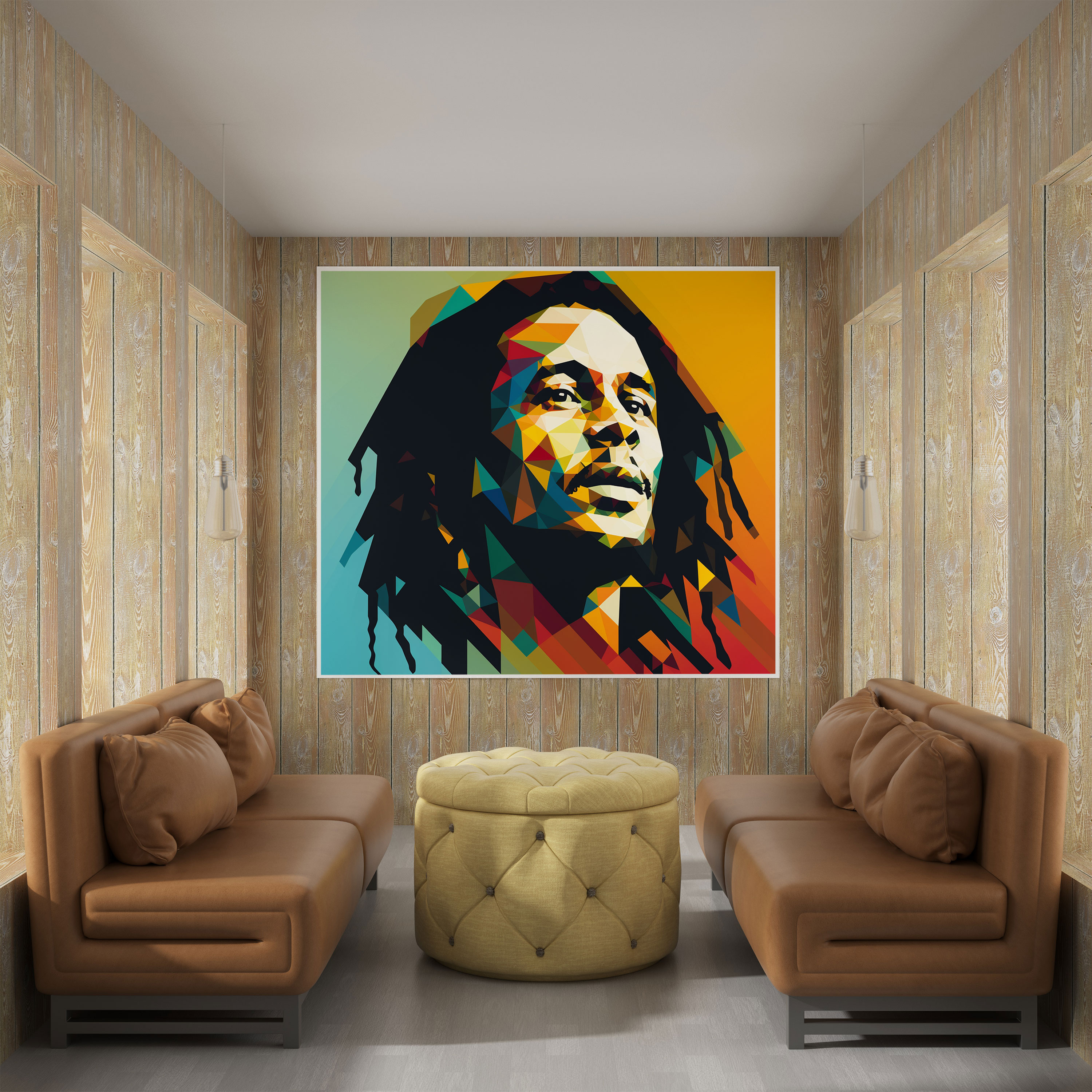Bob Marley Wall Art - Minimalist Graphic Design - Bob Marley, Minimalist Graphic Design, Wall Art, Bob Marley