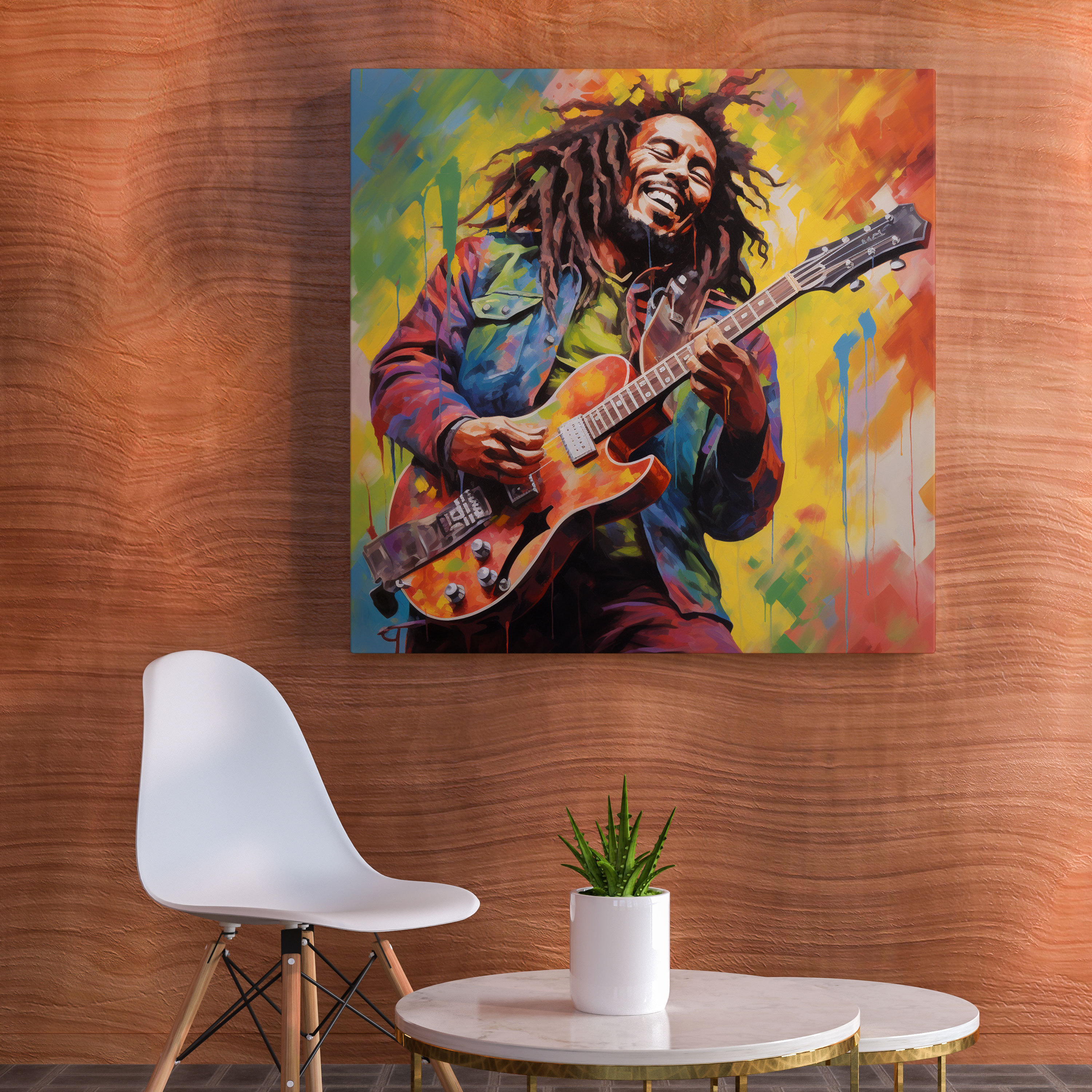 Bob Marley Canvas Print - Reggae Music Wall Art - Bob Marley, Home Decoration, Wall Decoration, Canvas
