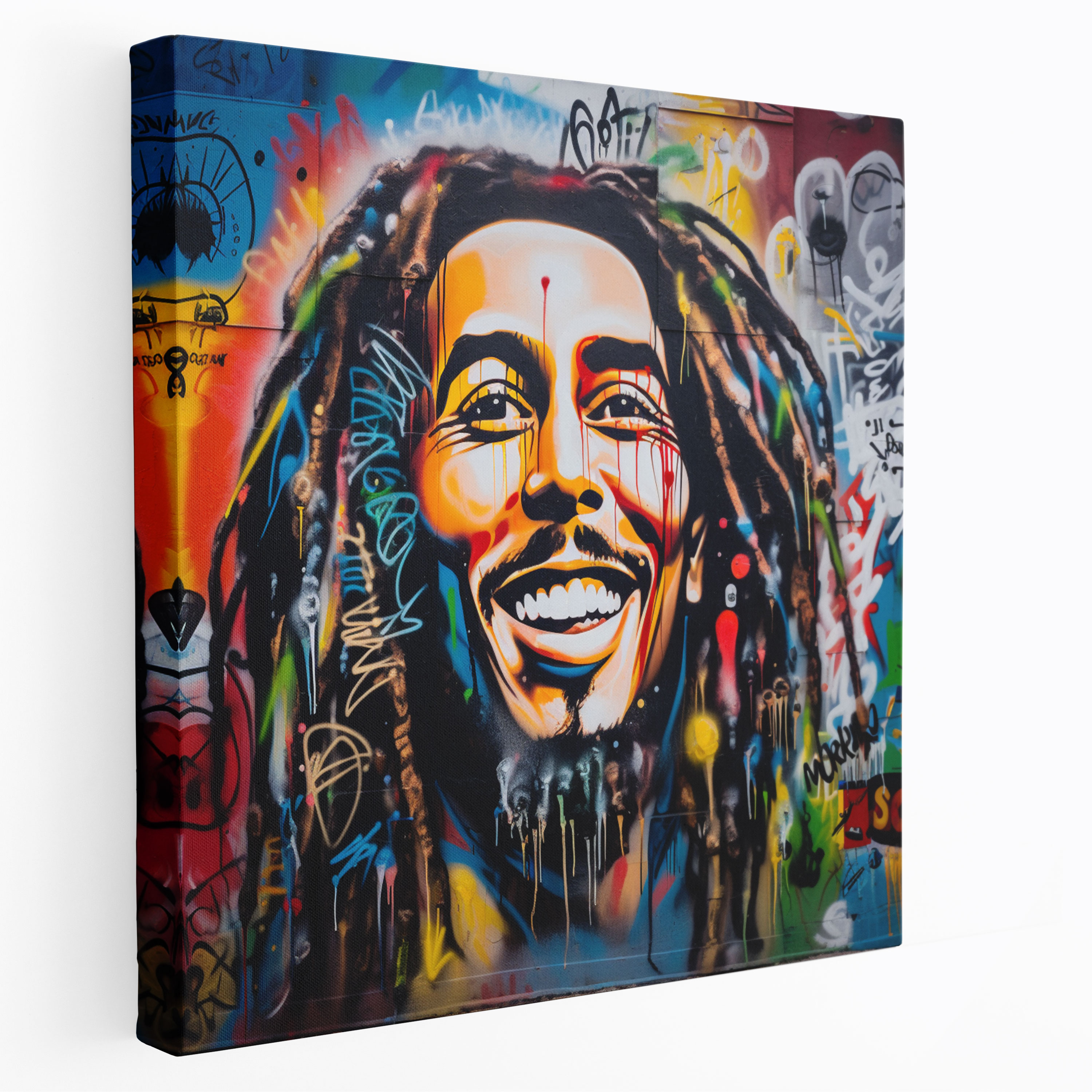 Bob Marley Canvas Print - Bob Marley, Creativity, Canvas Print, Wall Decoration