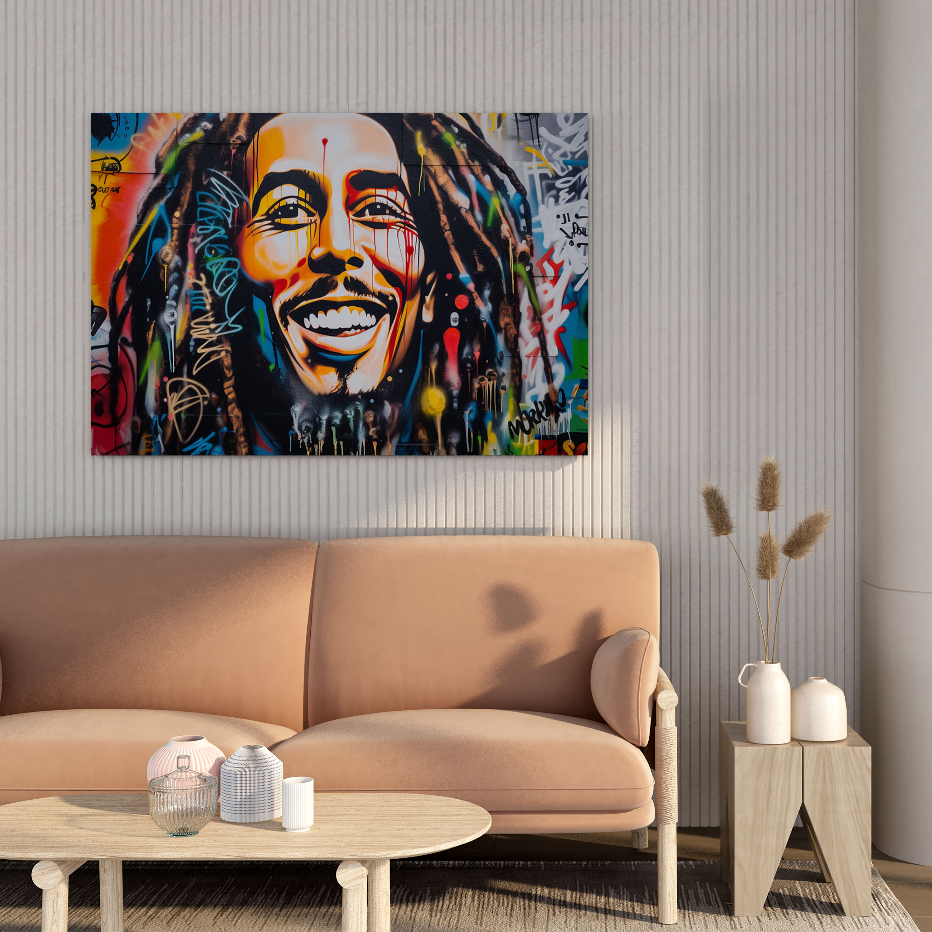 Bob Marley Canvas Print - Bob Marley, Creativity, Canvas Print, Wall Decoration