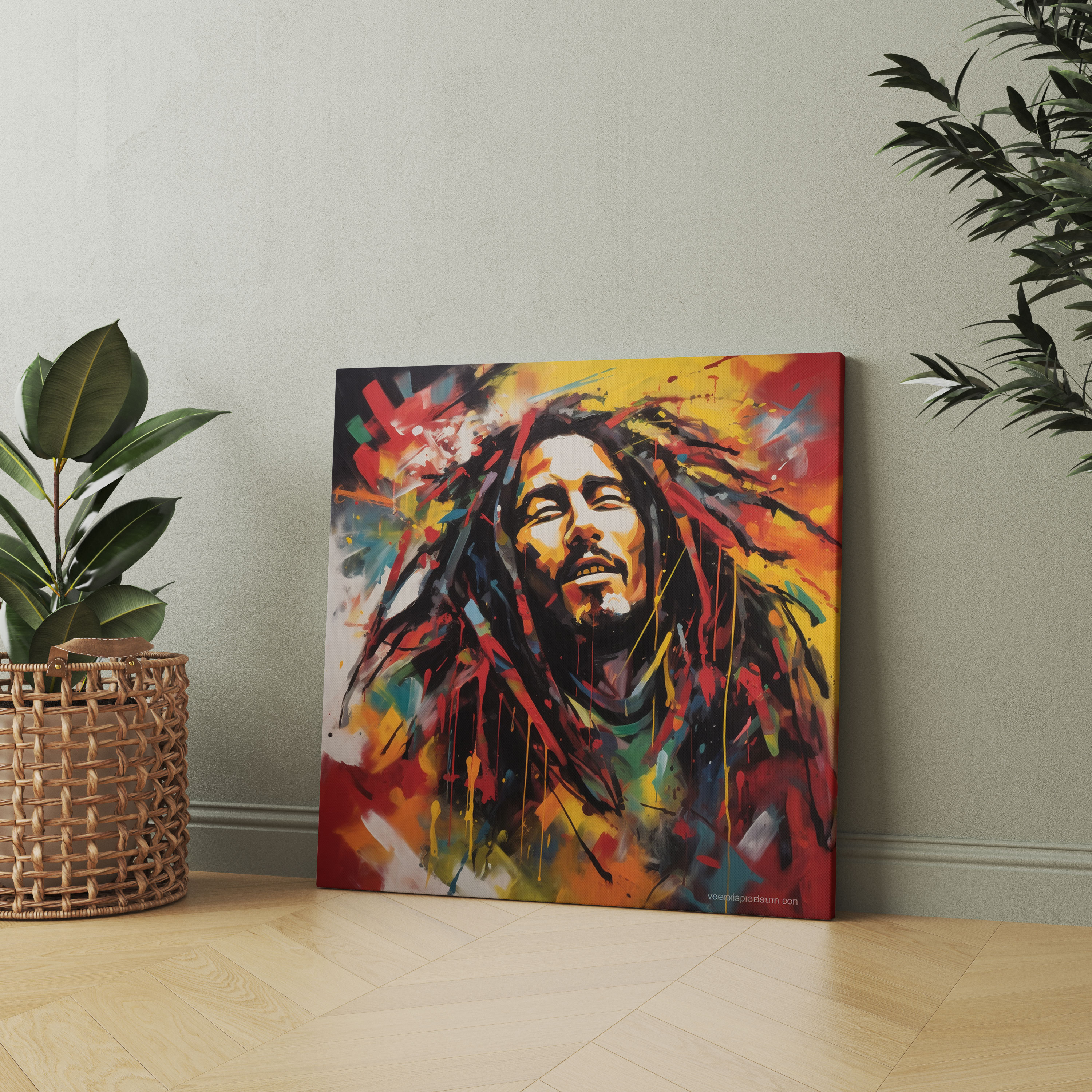 Bob Marley Wall Decoration - Bob Marley, Canvas, Bob Marley, Movement