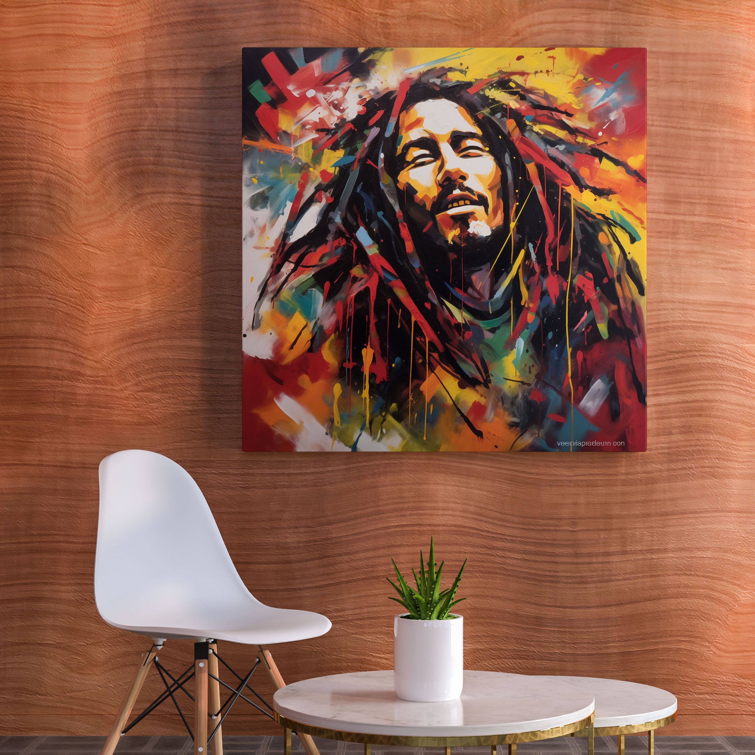 Bob Marley Wall Decoration - Bob Marley, Canvas, Bob Marley, Movement