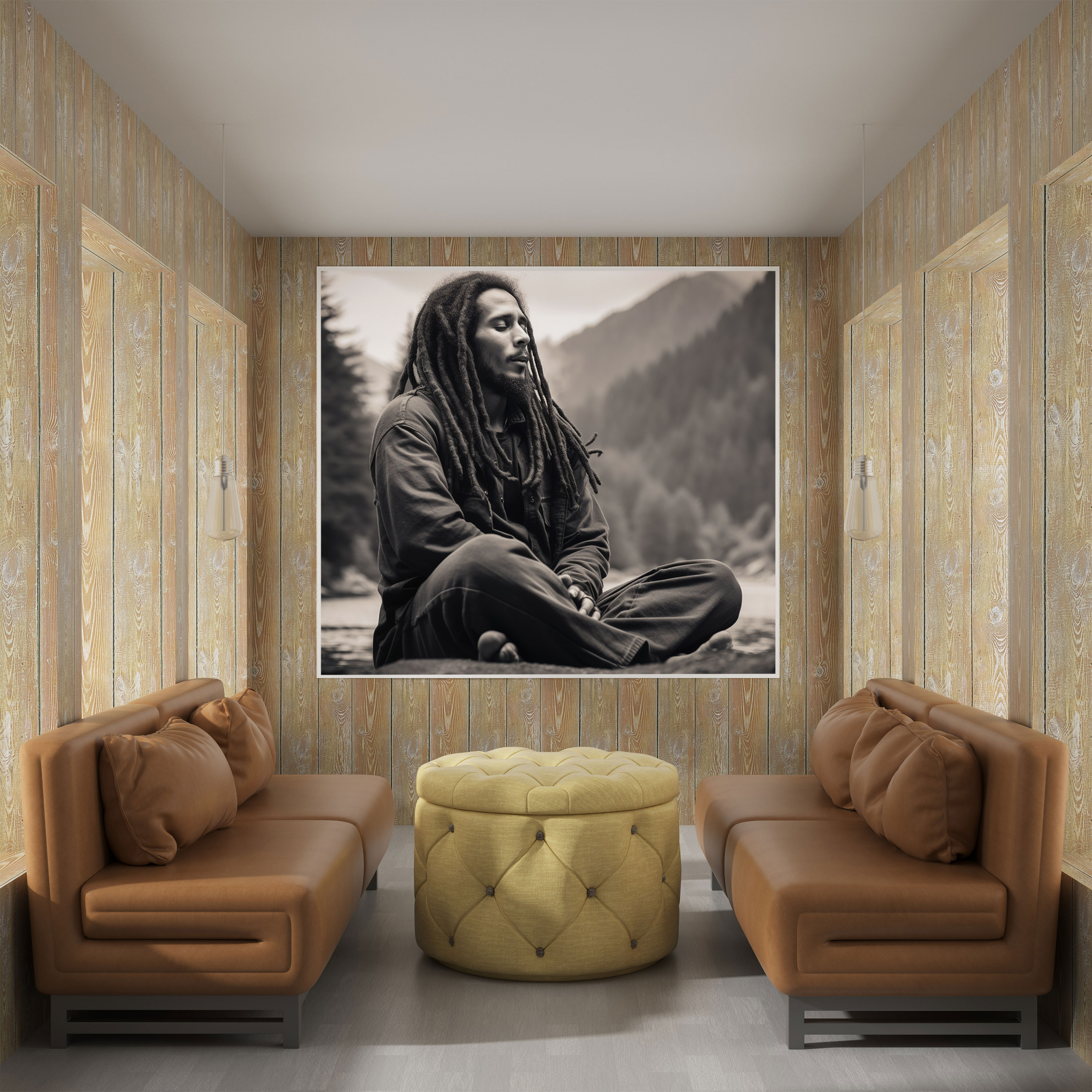 Bob Marley Wandkunst - Heimdekoration Leinwandbild