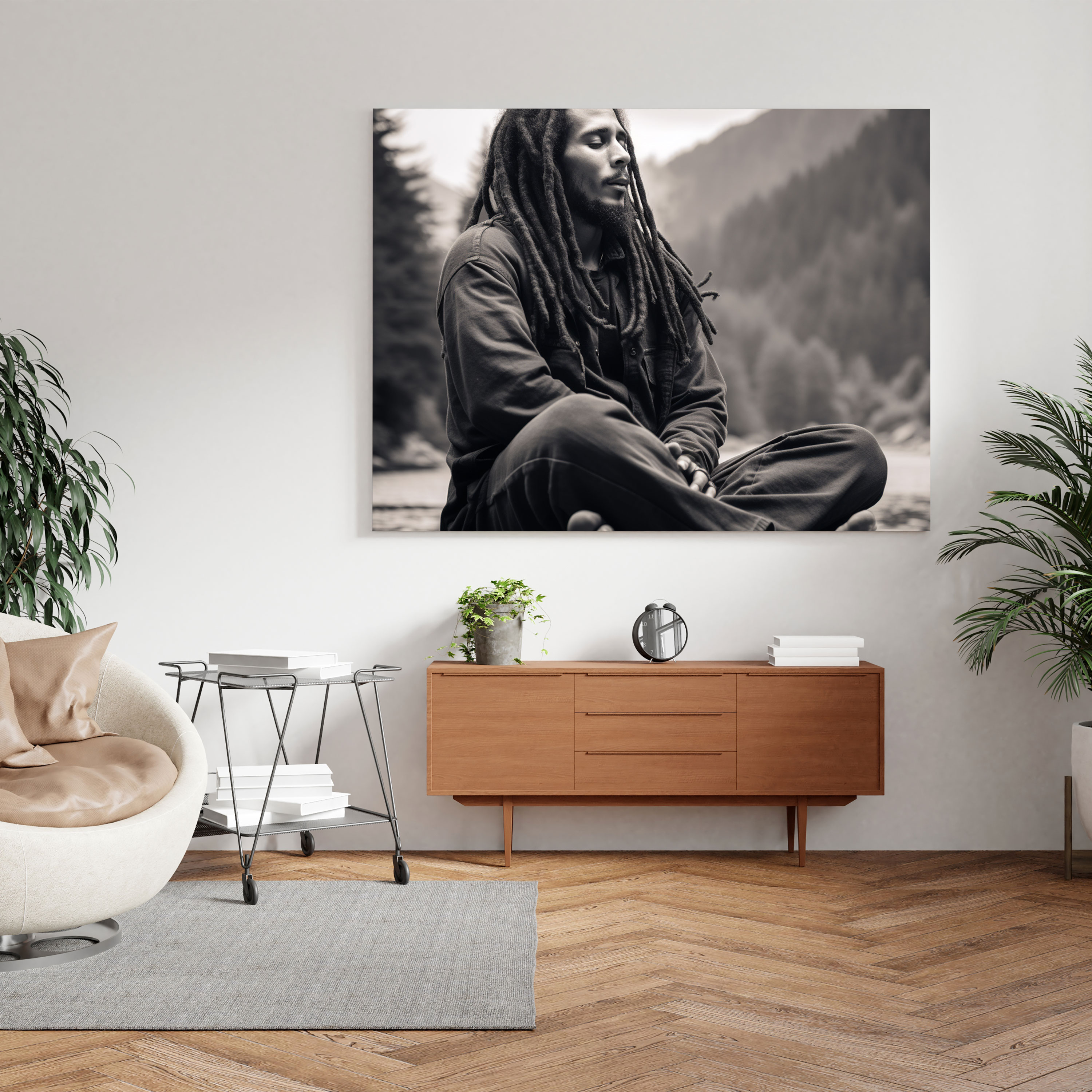 Bob Marley Wandkunst - Heimdekoration Leinwandbild