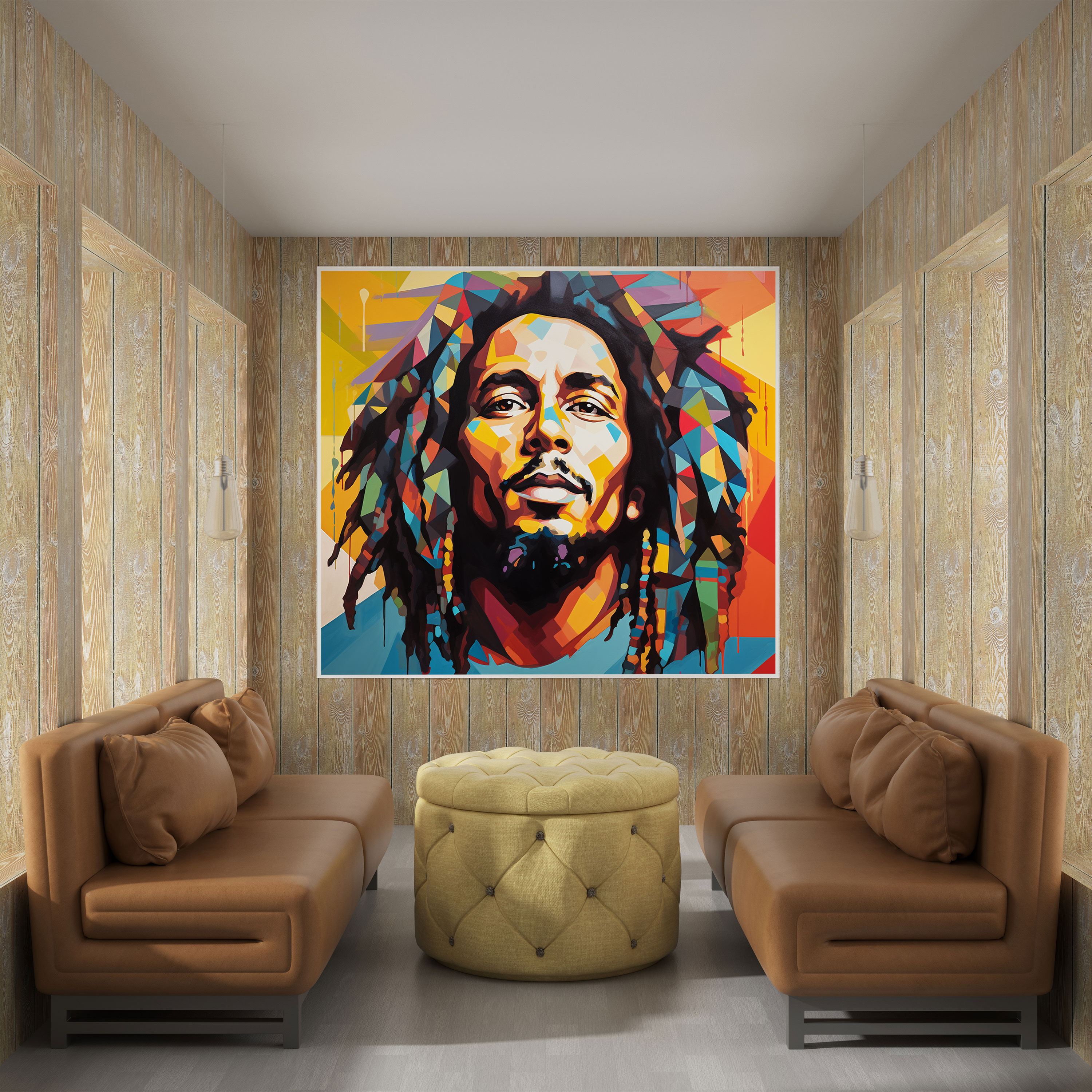 Bob Marley Wall Decoration - Bob Marley, Wall Decoration, Canvas Print, Canvas