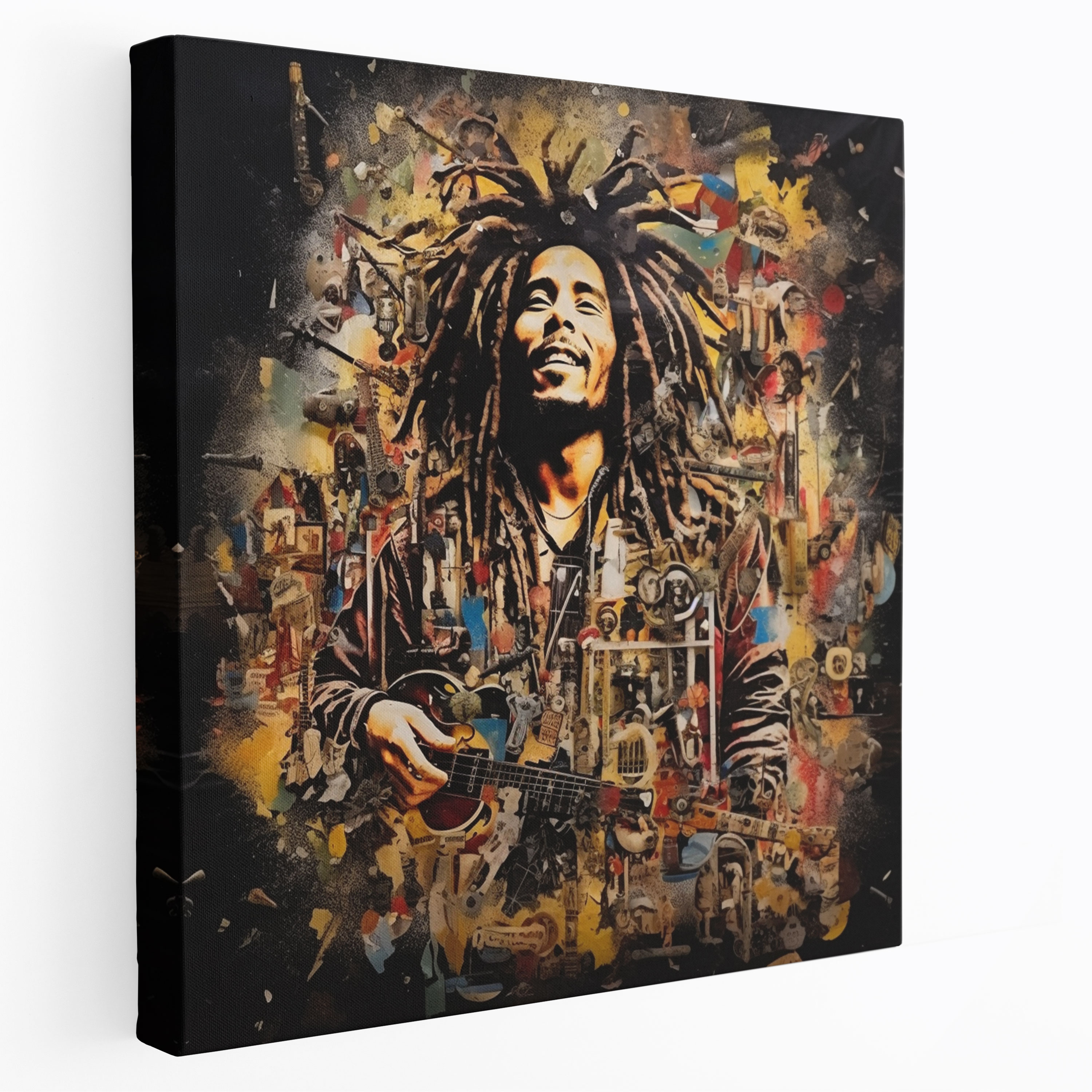 Bob Marley Album Covers Canvas Print - Bob Marley, Wall Art, Canvas Print, Canvas