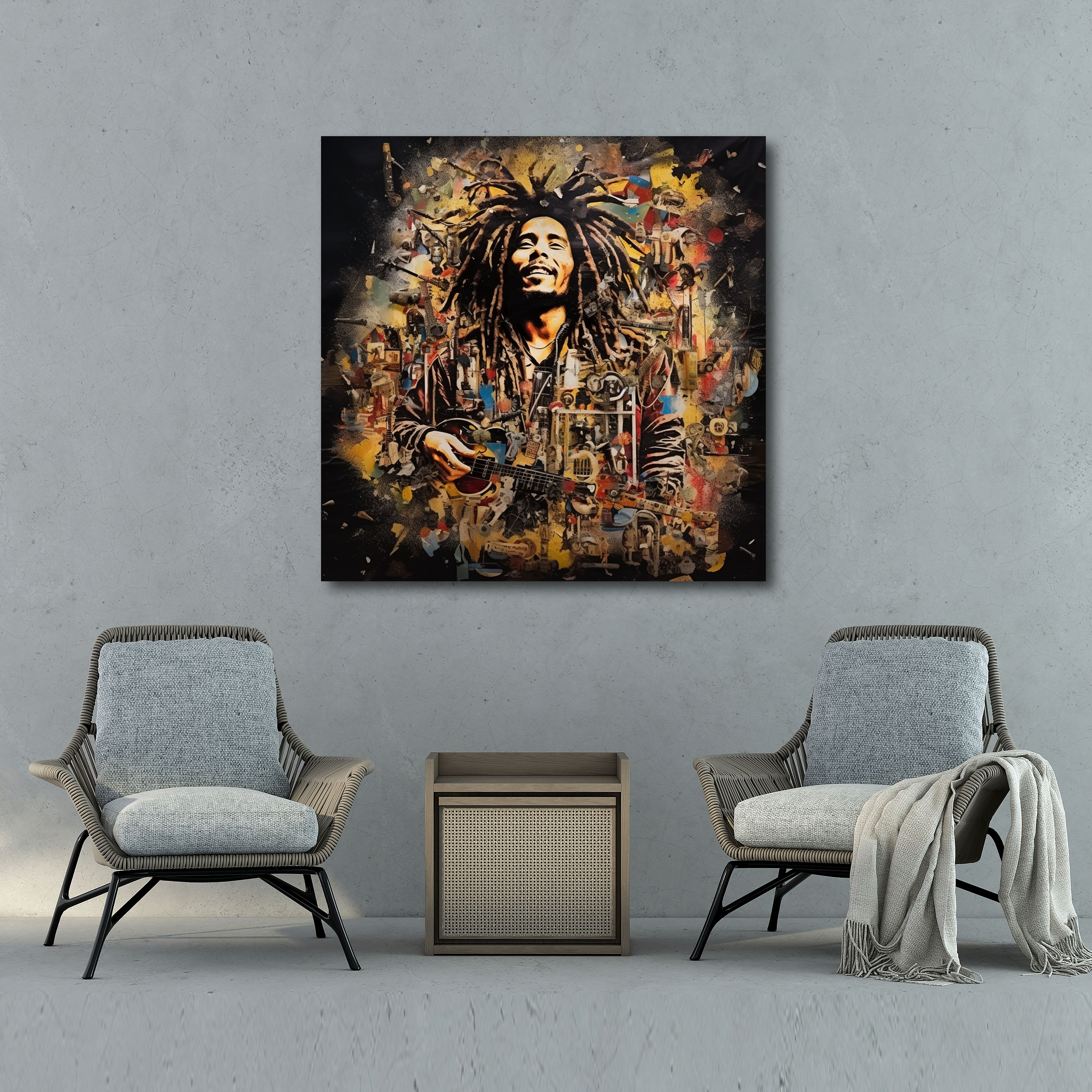 Bob Marley Album Covers Canvas Print - Bob Marley, Wall Art, Canvas Print, Canvas